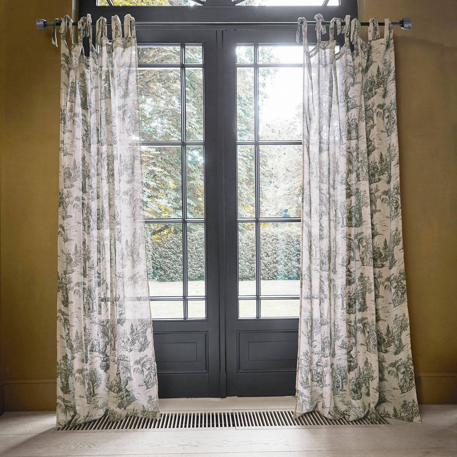 Mirabeau Vorhang Gardine Dedwen grau/leinen