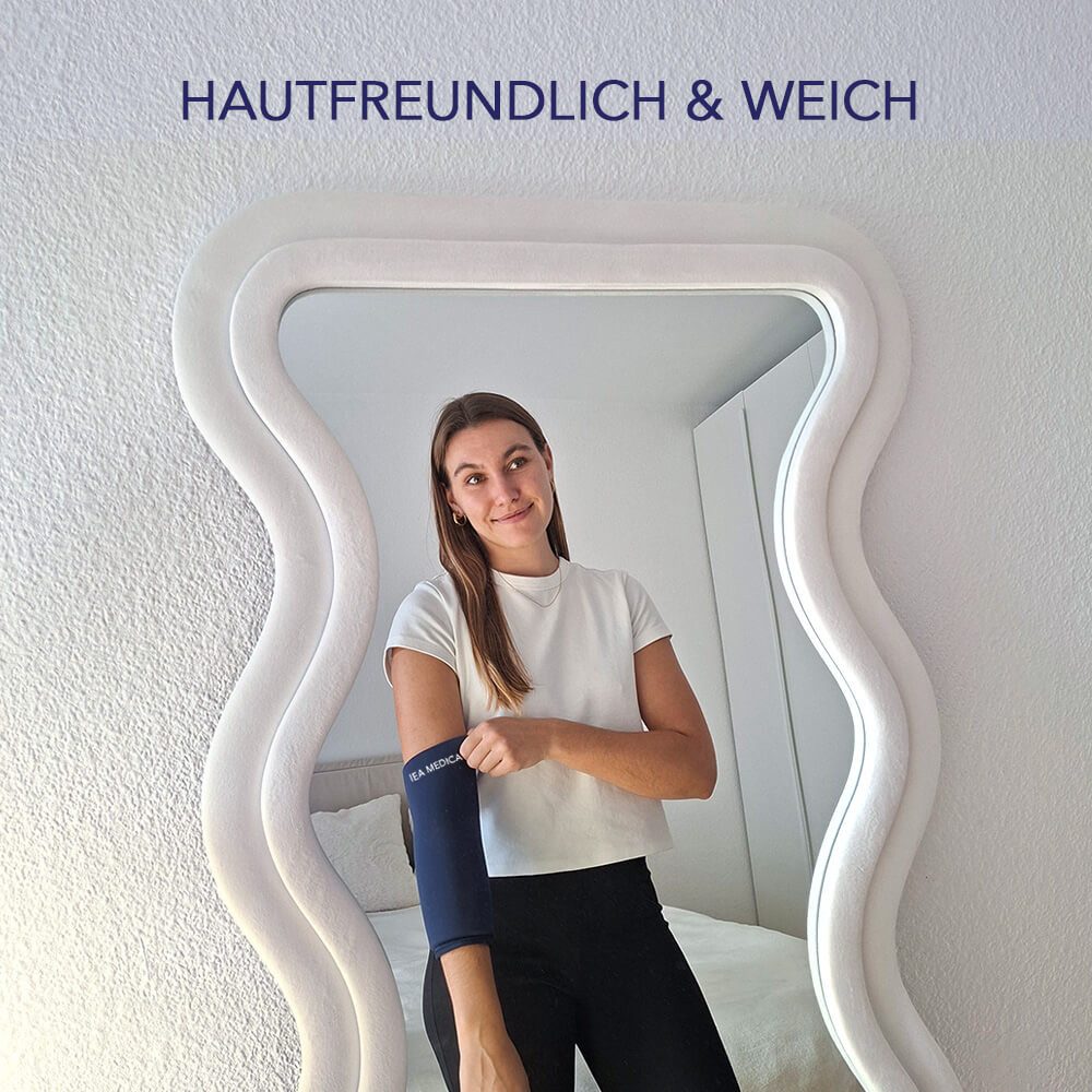 IEA Medical Kühlmanschette IEA Medical Kühlmanschette - M, 360°-Kühlpack, elastischer Sleeve ohne Klett, wiederverwendbar