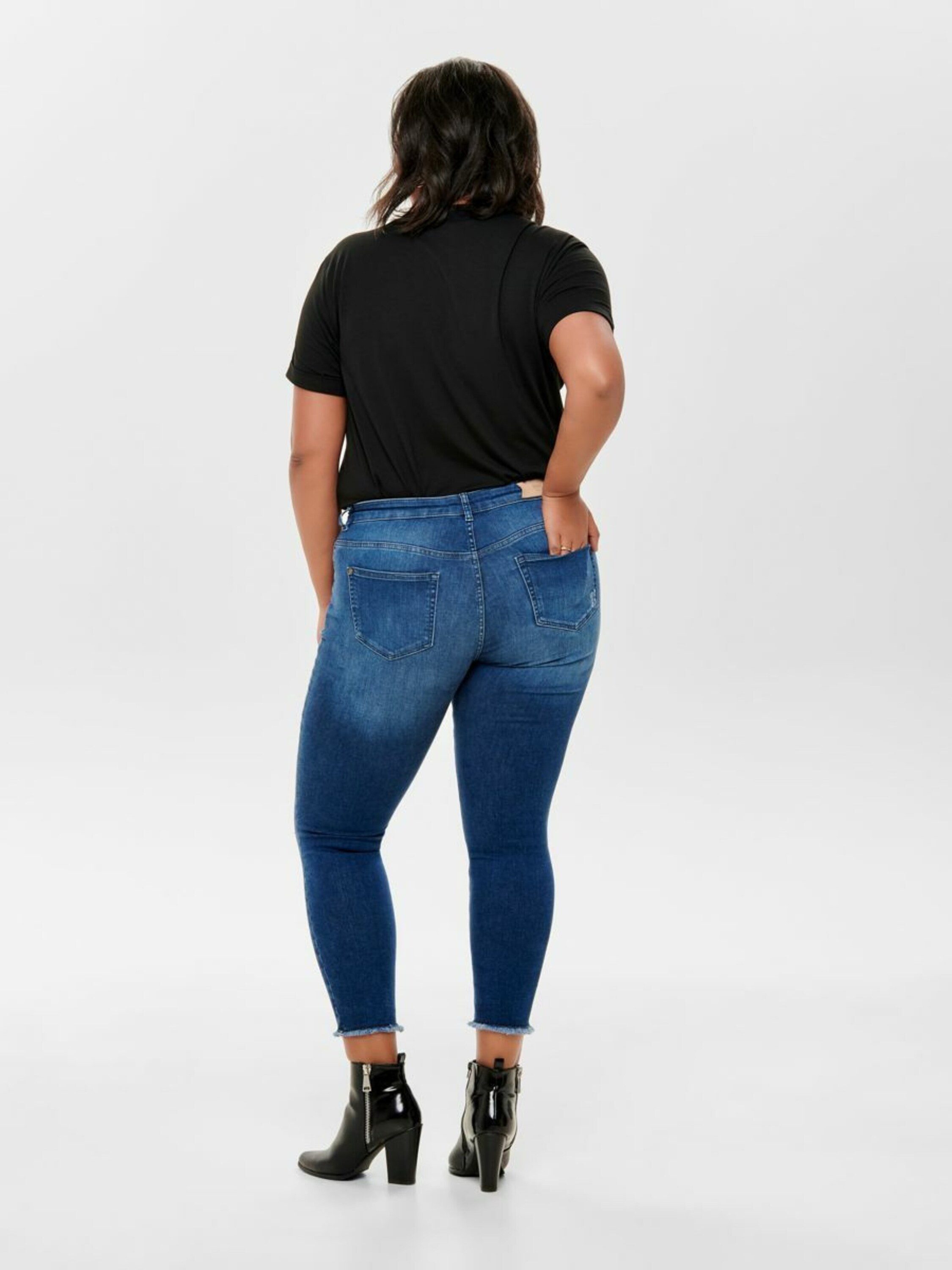 ONLY CARMAKOMA 7/8-Jeans Willy (1-tlg) Fransen günstig online kaufen
