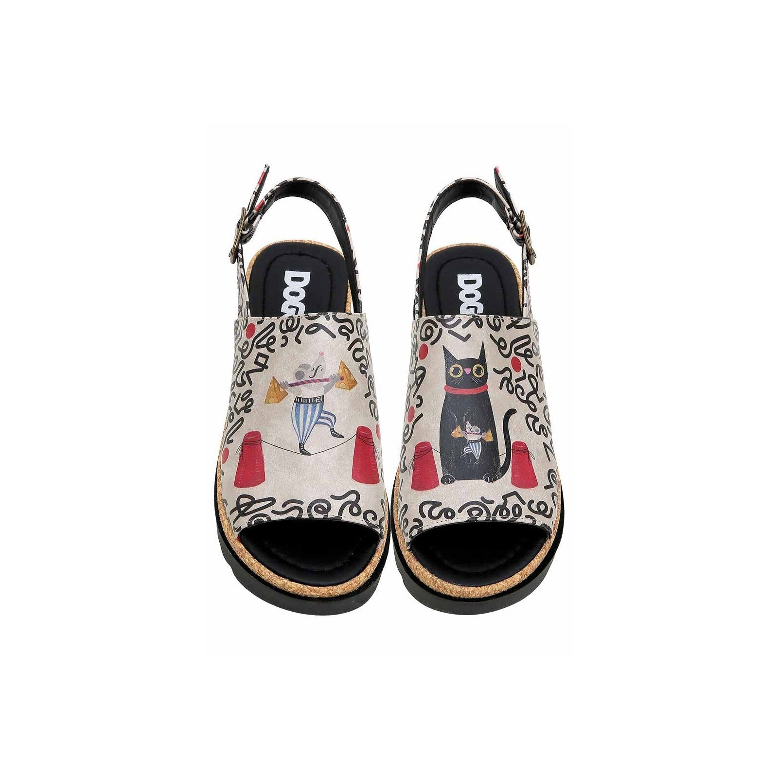 DOGO Gigi Sandale Cat And Mouse Damen Sandalen Sandalette Handgefertigt