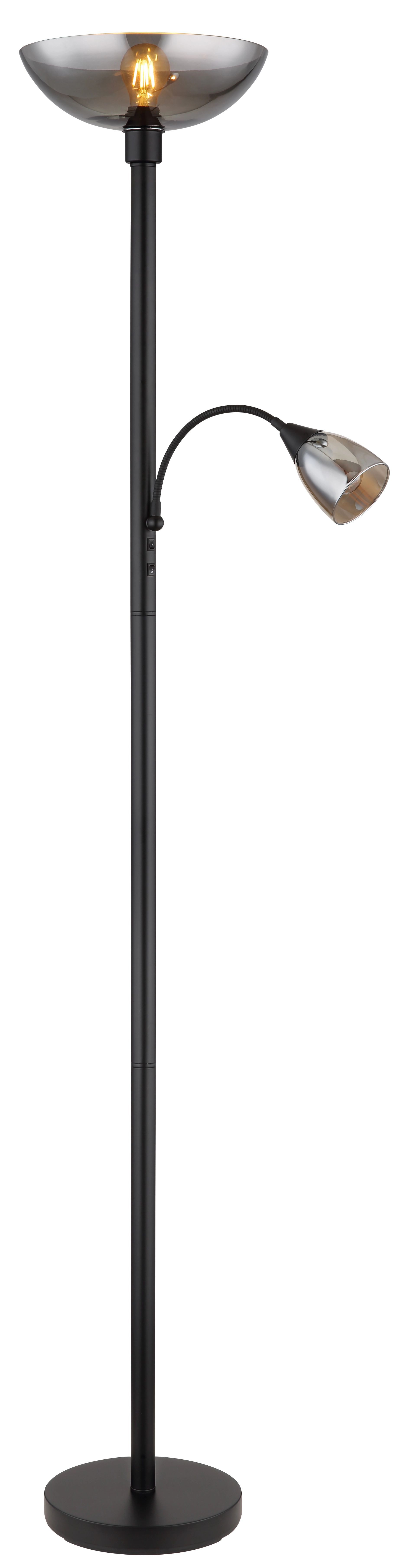 GLOBO LIGHTING Stehlampe BLADE, LED wechselbar, Stehleuchte, Flexo, Fluter und Leselicht getrennt schaltbar