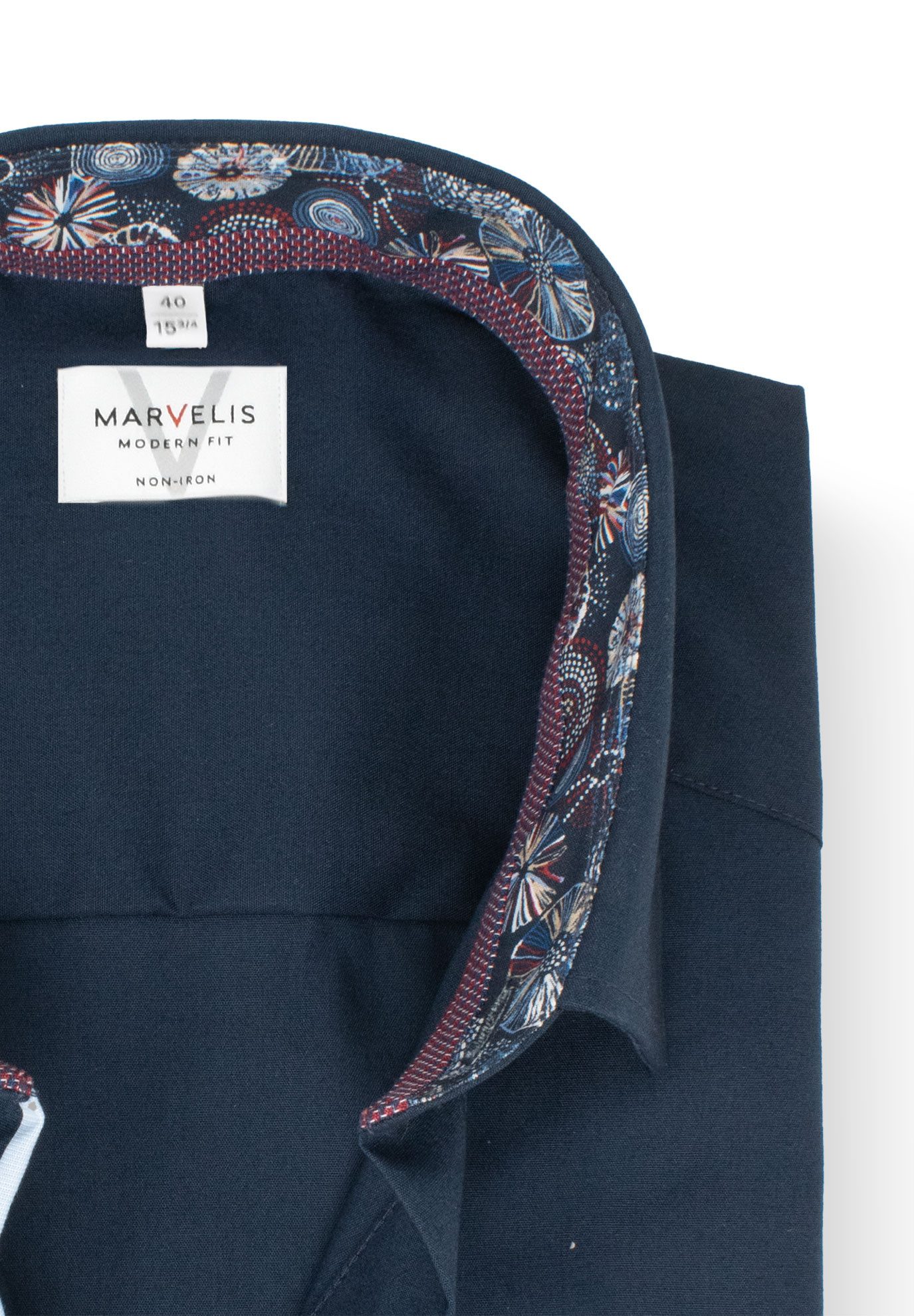 MARVELIS Kurzarmhemd Modern Fit normale, leicht günstig online kaufen