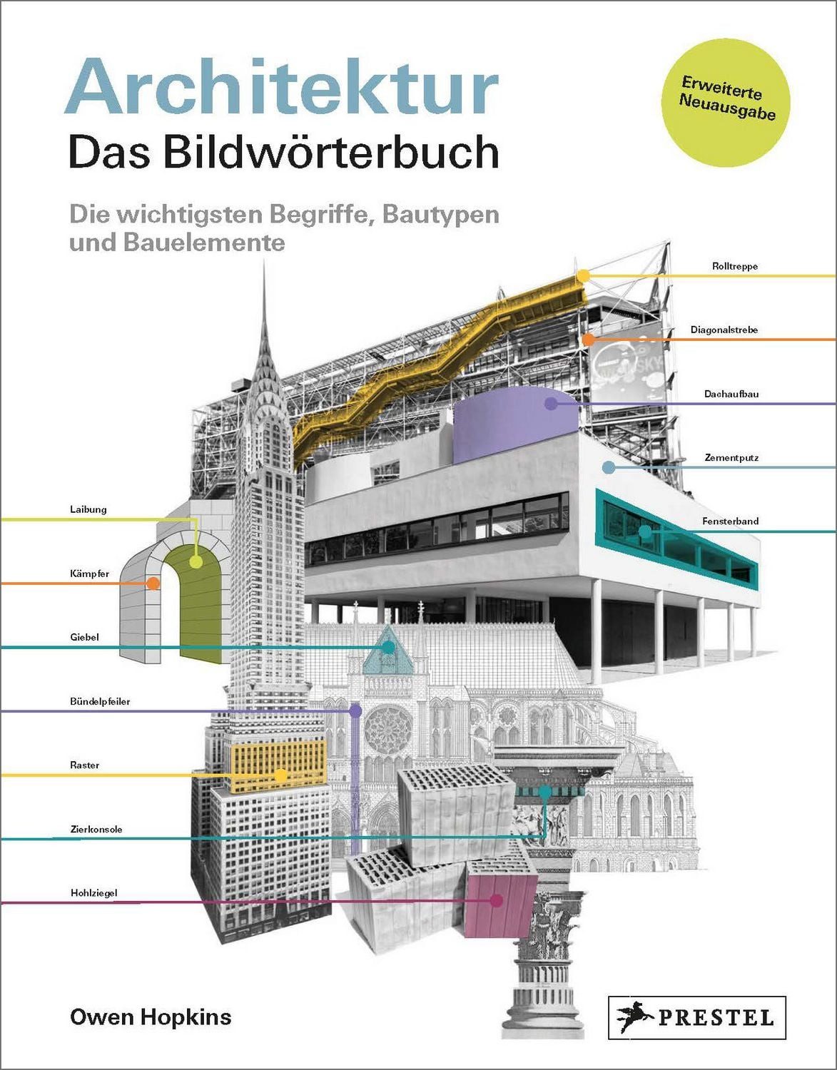 Architektur – das Bildwörterbuch Die wichtigsten Begriffe, Bautypen un / Owen Hopkins, Die wichtigsten Begriffe, Bautypen und Bauelemente. Aktualisierte und erweiterte Neuausgabe