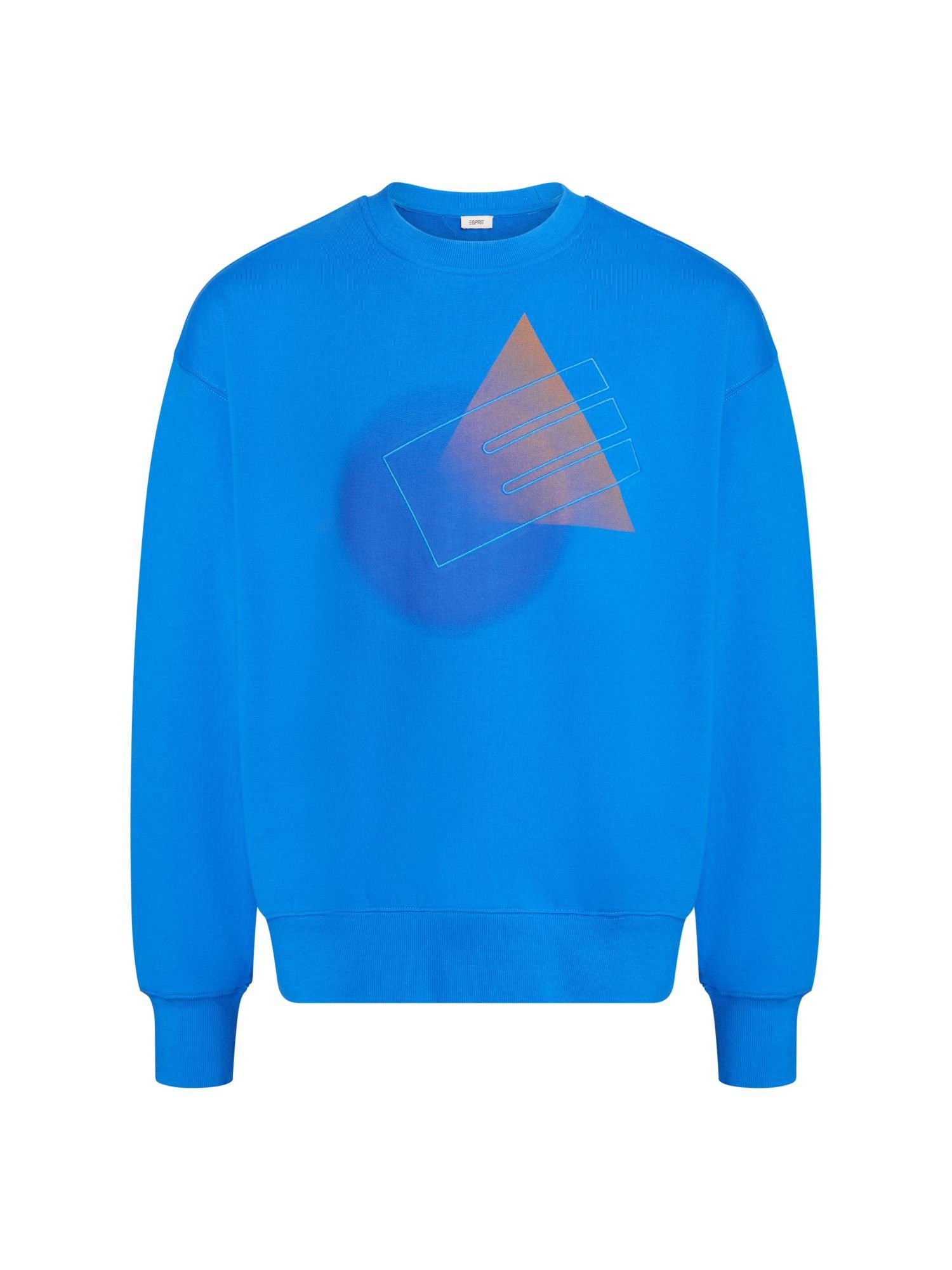 Esprit Sweatshirt Yagi Archive Grafik-Print BRIGHT (1-tlg) Sweatshirt BLUE mit