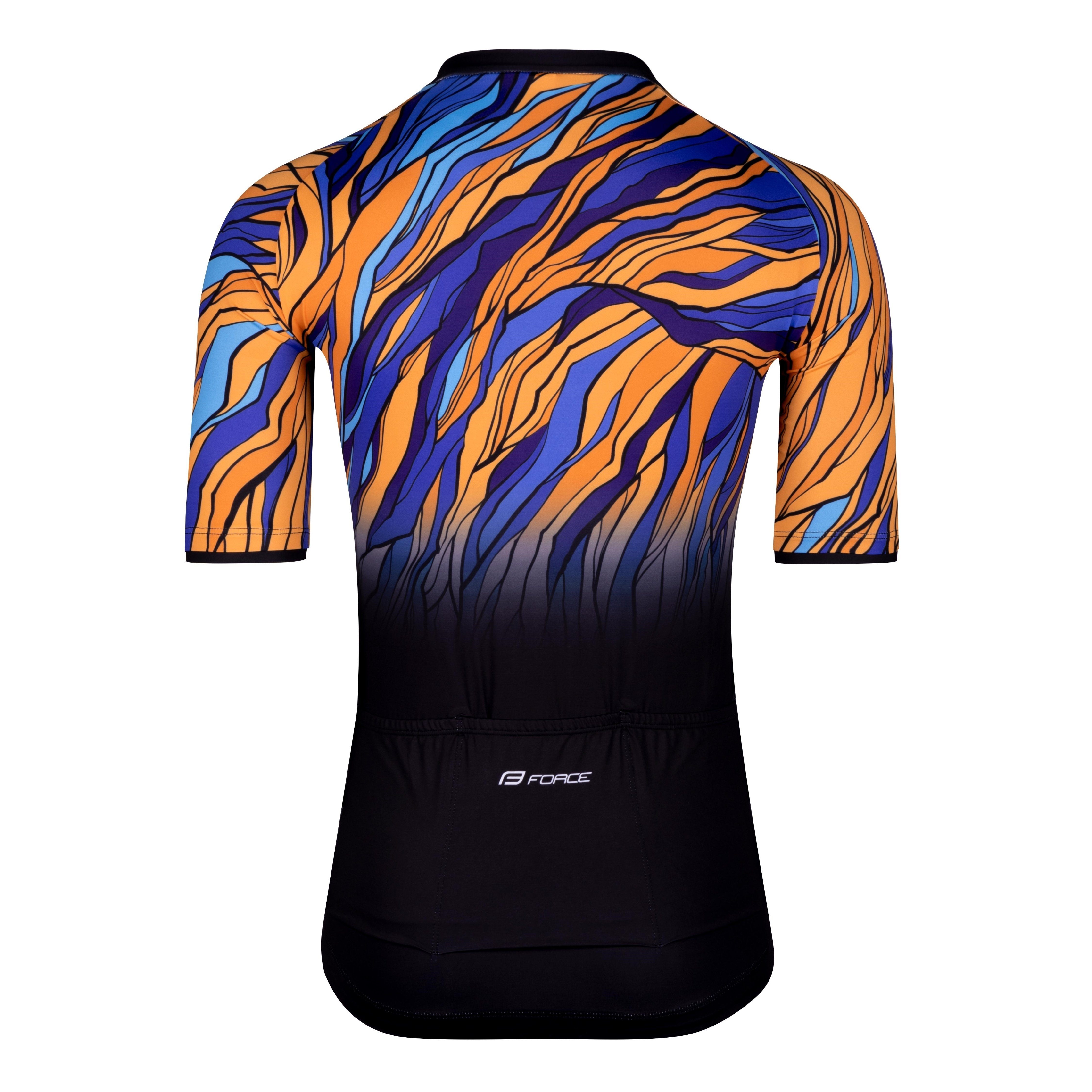 FORCE Radtrikot Jersey LIFE kurzarm, Orange %%%