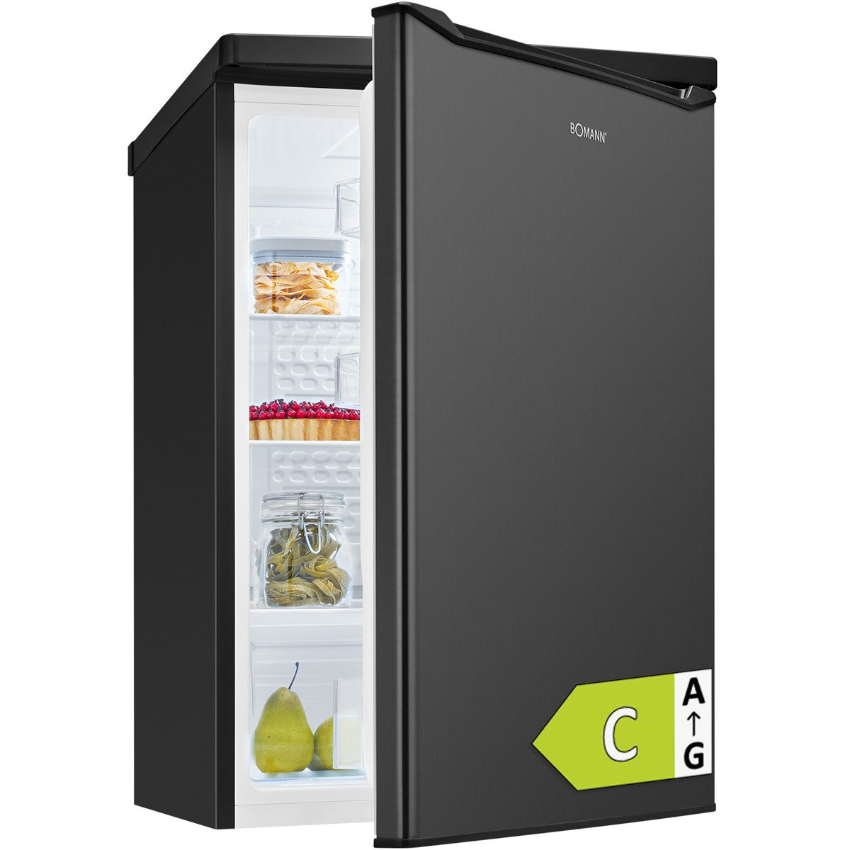 BOMANN Vollraumkühlschrank VS 7258, 85 cm hoch, 55 cm breit, Kühlschrank ohne Gefrierfach, Energieklasse C
