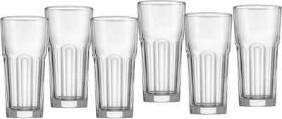 Ritzenhoff & Breker Gläser-Set »Riad«, Glas, Facetten-Optik, 6-teilig