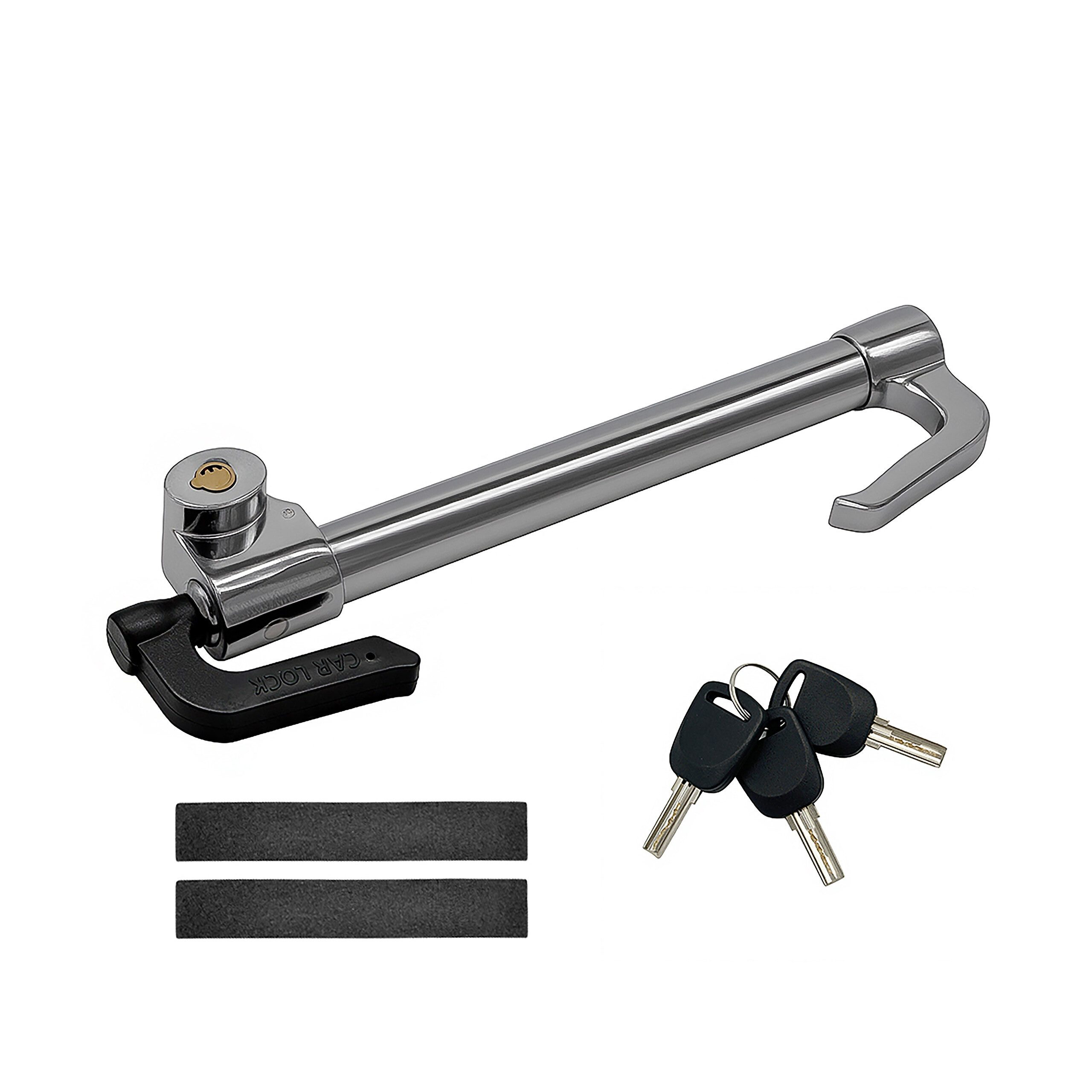 relaxdays Lenkradschloss Universal Lenkradschloss für Autos