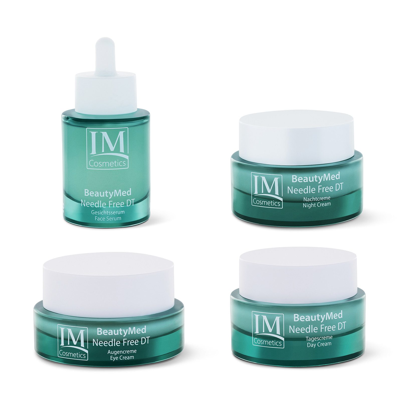 Genius Hautpflege-Set IM Cosmetics BeautyMed Needle Free DT Deluxe-4-tlg Dr. Michaela Fuchs, Transportiert die Wirkstoffe gezielt in die Haut