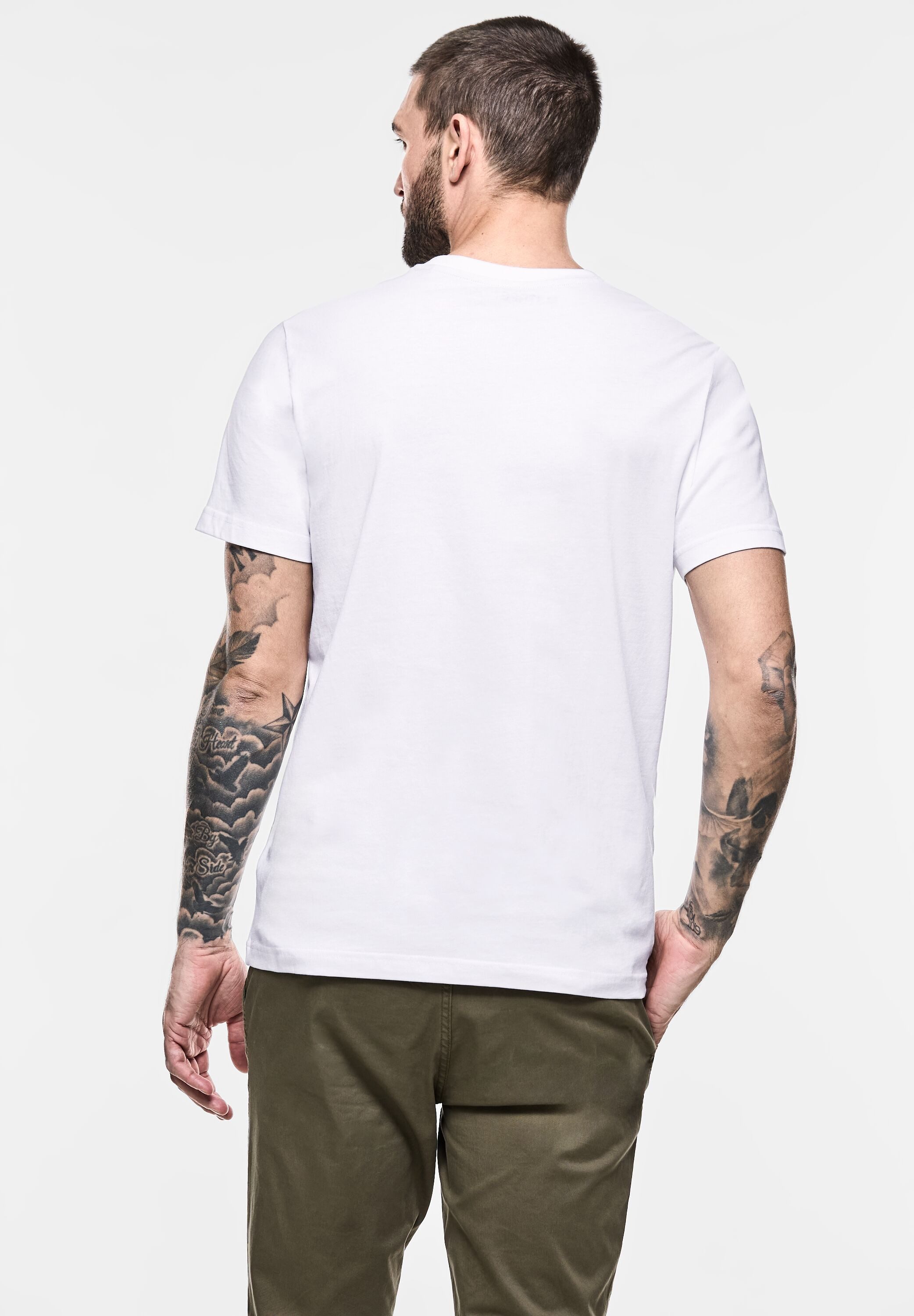 STREET ONE MEN T-Shirt aus reiner günstig online kaufen