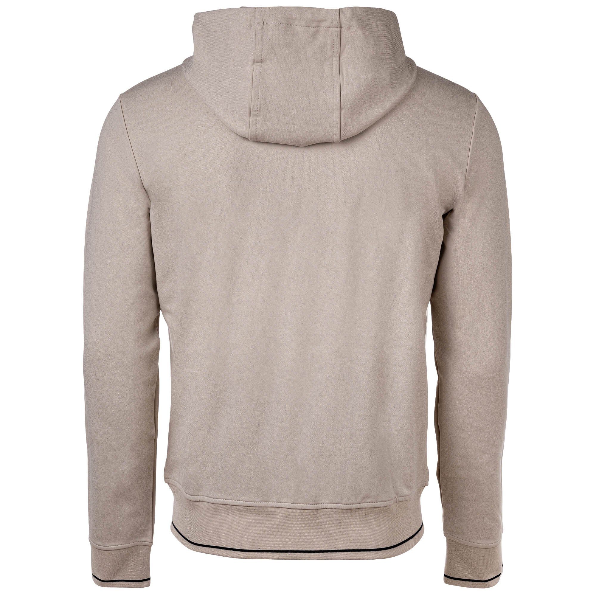ARMANI EXCHANGE Sweatshirt Herren Sweatshirtjacke, Logo - Beige (Silver Lining) Jacke Baumwolle