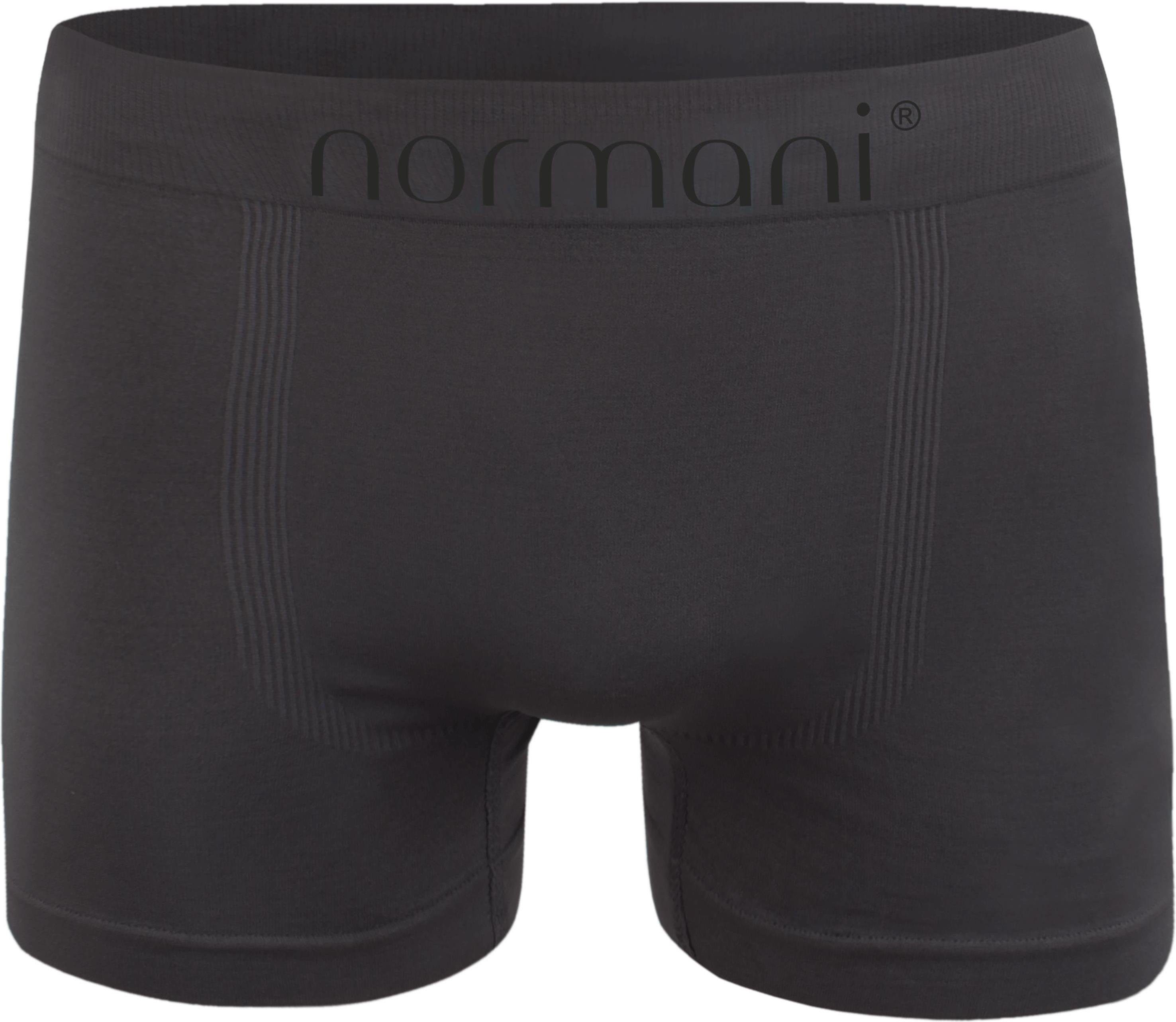 normani Retro Boxer Herren Sport Anthrazit Unterhosen aus trocknendem schnell Material