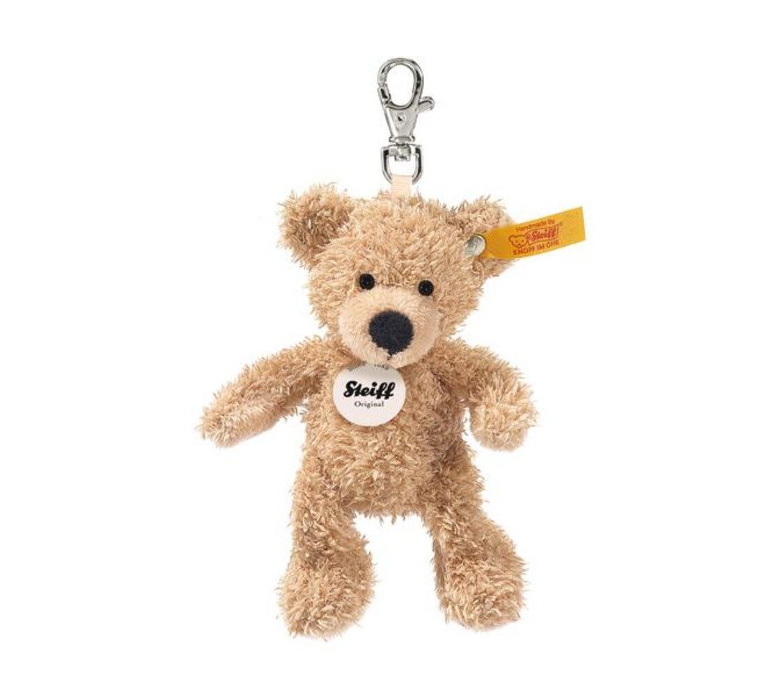Steiff Kuscheltier Schlüsselanhänger Teddybär Fynn beige 12 cm 111600 (Knopf im Ohr)