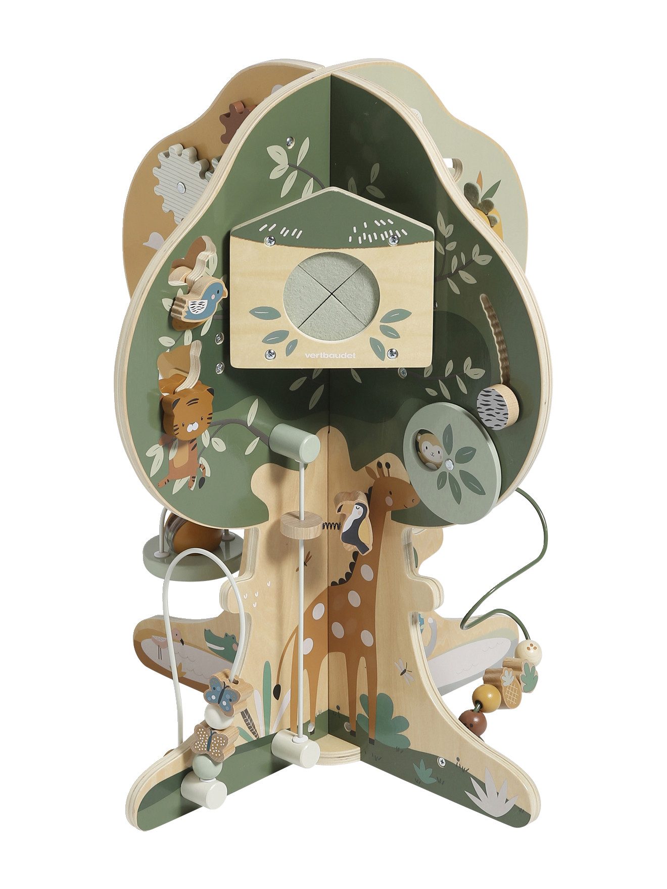 vertbaudet Lernspielzeug Activity-Baum aus Holz FSC® günstig online kaufen