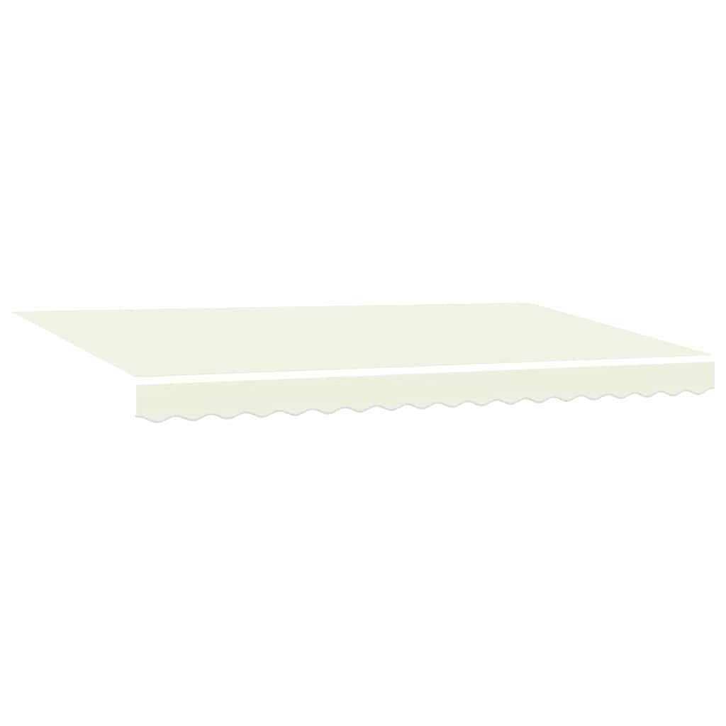 vidaXL Markise Markisenersatzstoff Creme 4 x 2 m Polyester (1-St)