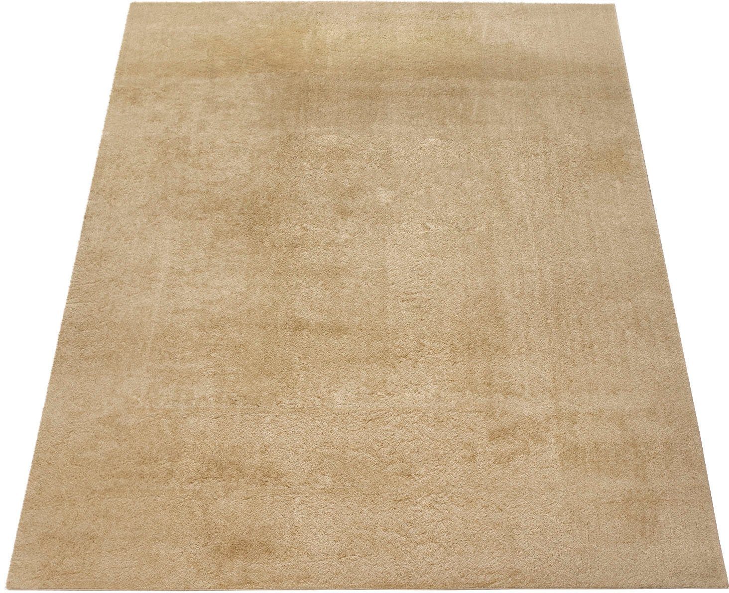 waschbar, als Paco Läufer weich, rechteckig, besonders Cadiz beige 630, 22 mm, auch Uni-Farben, erhältlich Teppich Home, Höhe:
