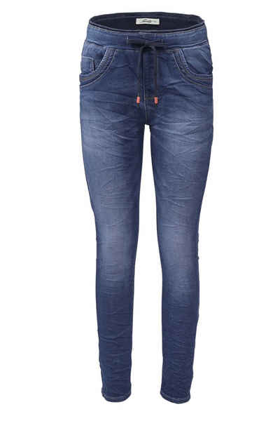 Jewelly Regular-fit-Jeans Joggpants Wohlfühlhose Jogging Baggy Джинсы