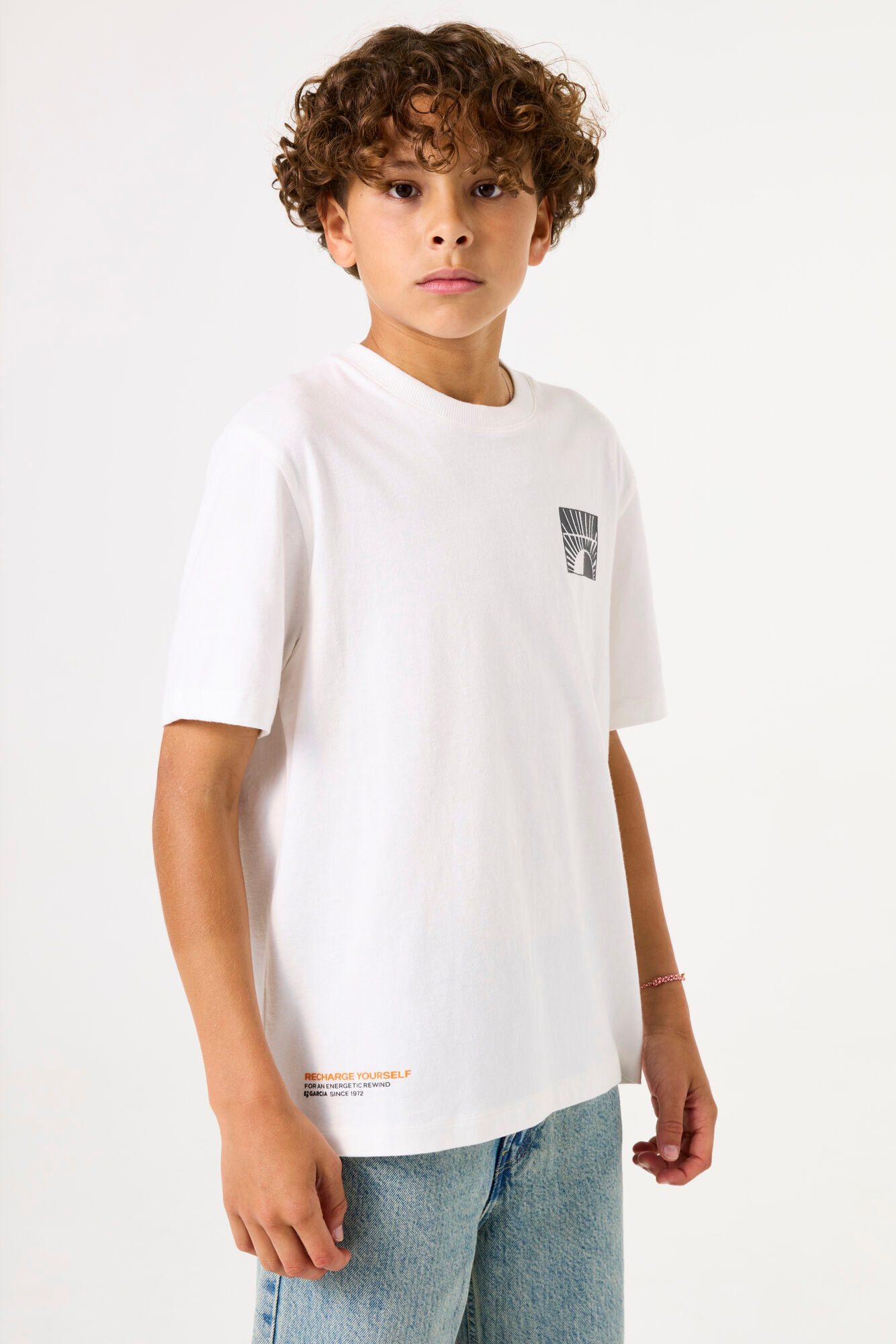 Garcia T-Shirt mit Front- und Backprint günstig online kaufen
