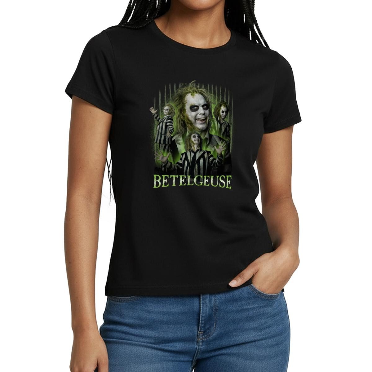 Spreadshirt T-Shirt Beetlejuice 2 Betelgeuse Cooles Design In Grün Frauen T-Shirt (1-tlg)