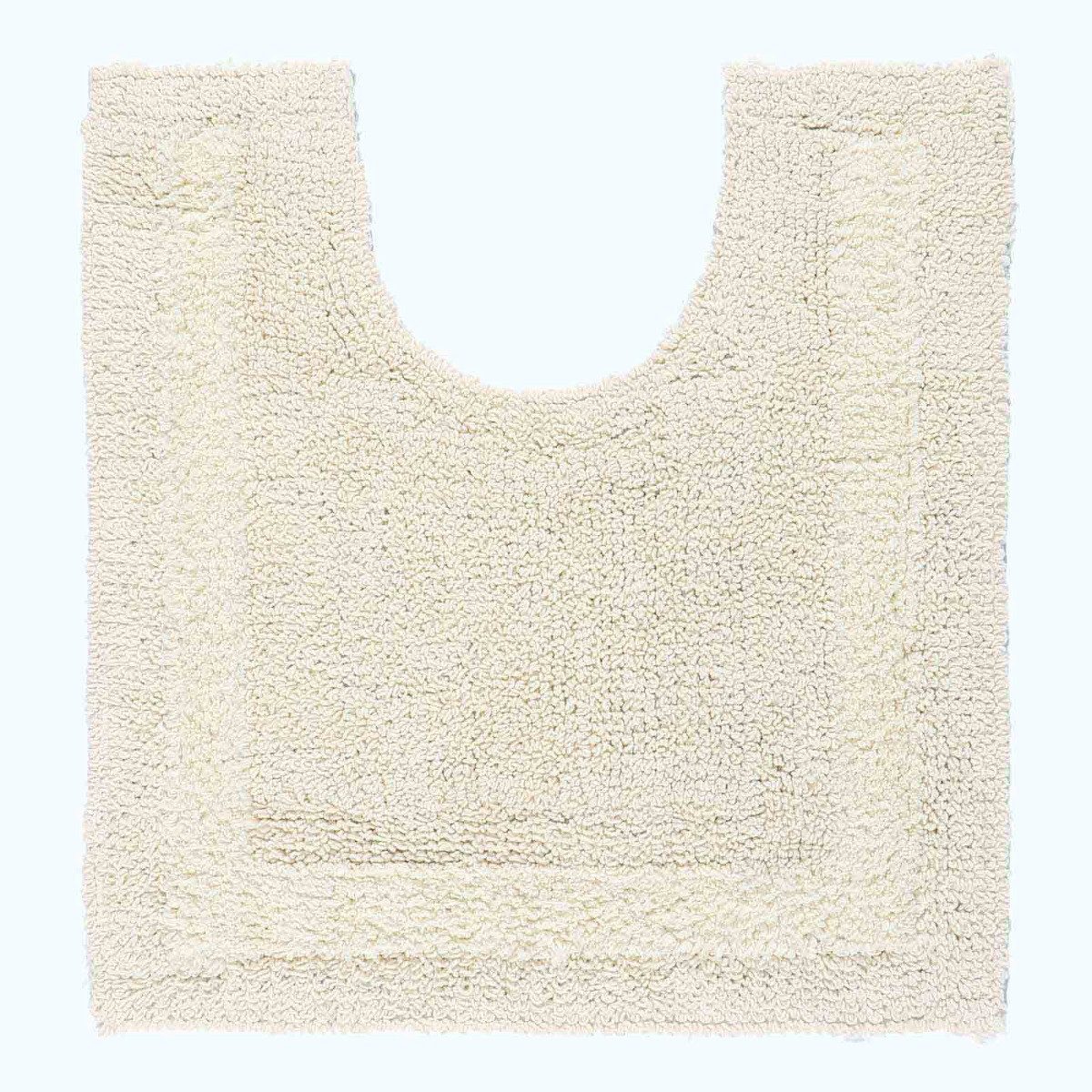 Homescapes Badematte WC-Vorleger creme 50x55 cm aus 100% Baumwolle, Höhe 20 günstig online kaufen