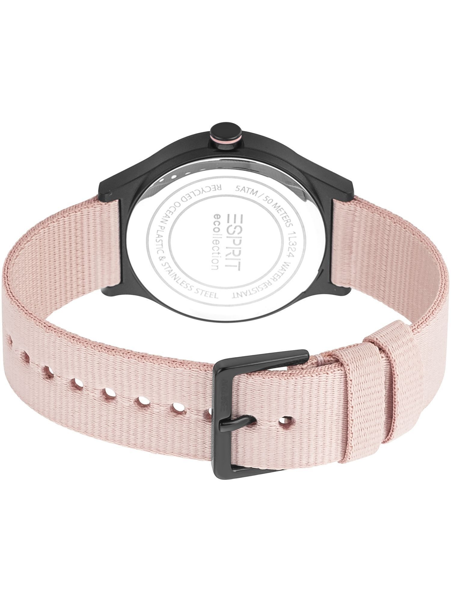 Esprit Quarzuhr ES1L324L0015 ES1L324L0015, Esprit ES1L324L0015 Wave Recycled Ocean Plasic Uhr Damenuhr Rosa