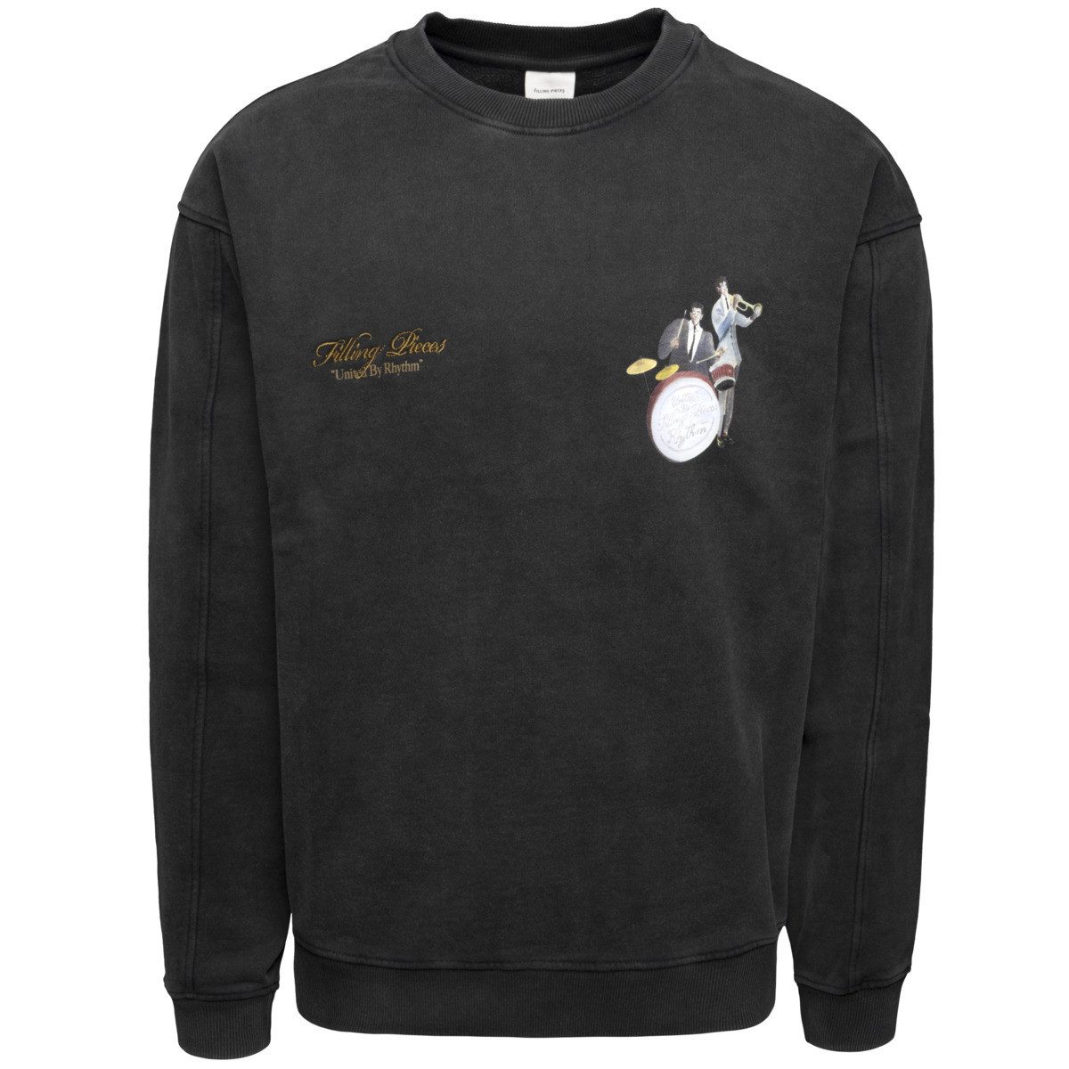 Filling Pieces Sweatshirt Band Vintage Herren Pullover, Shirt, Sweater, Langarmshirt, Dress