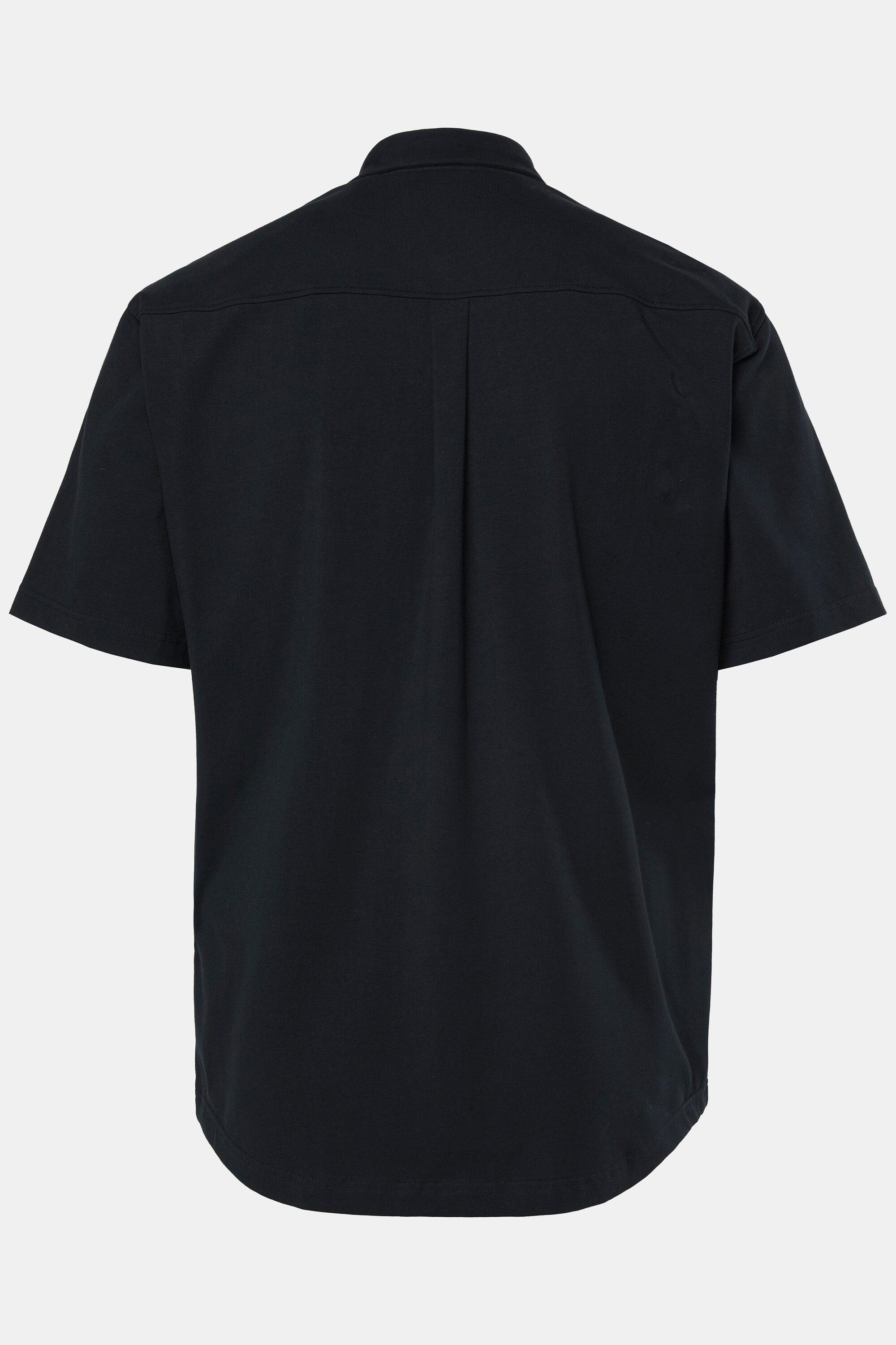 Men Plus Kurzarmhemd Business-Jerseyhemd FLEXLASTIC® Halbarm Kentkragen