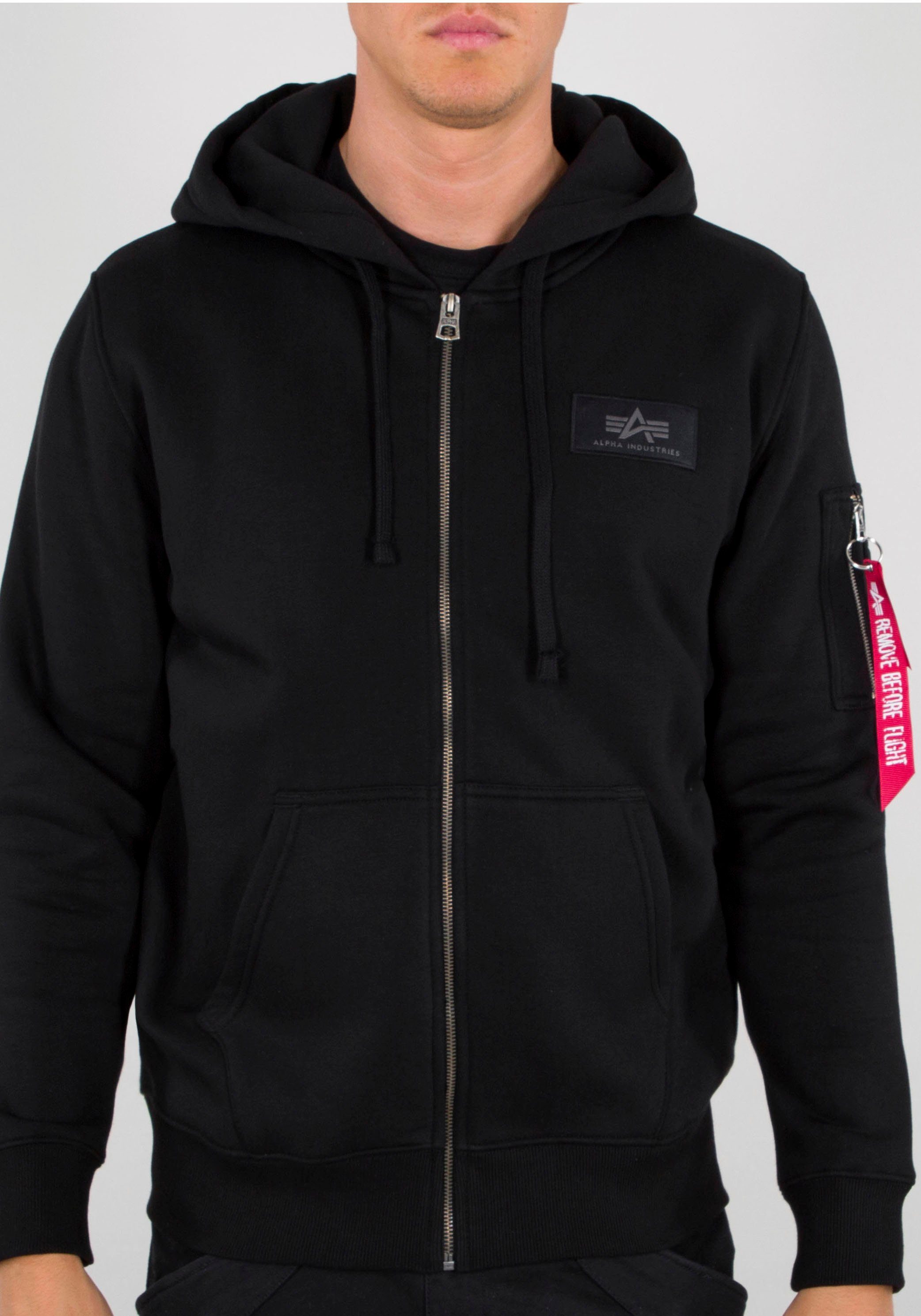 Alpha Industries Kapuzensweatjacke Back Print Zip Hoody