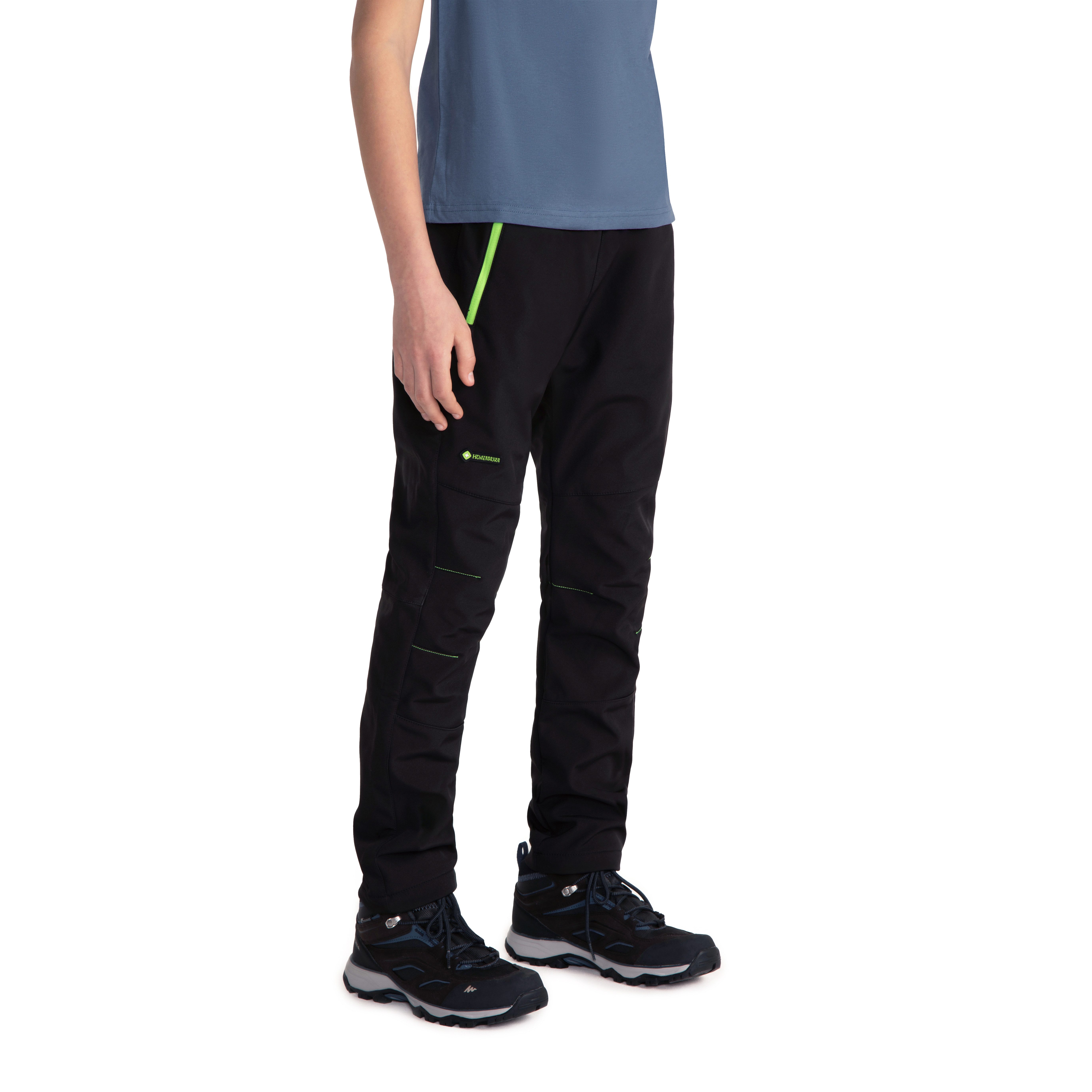 Höhenhorn Softshellhose Tiegun Kinder Jungen Mädchen Outdoorhose Gefüttert Snowboardhose weiches Microfleece-Innenfutter – Bild 3 von 5