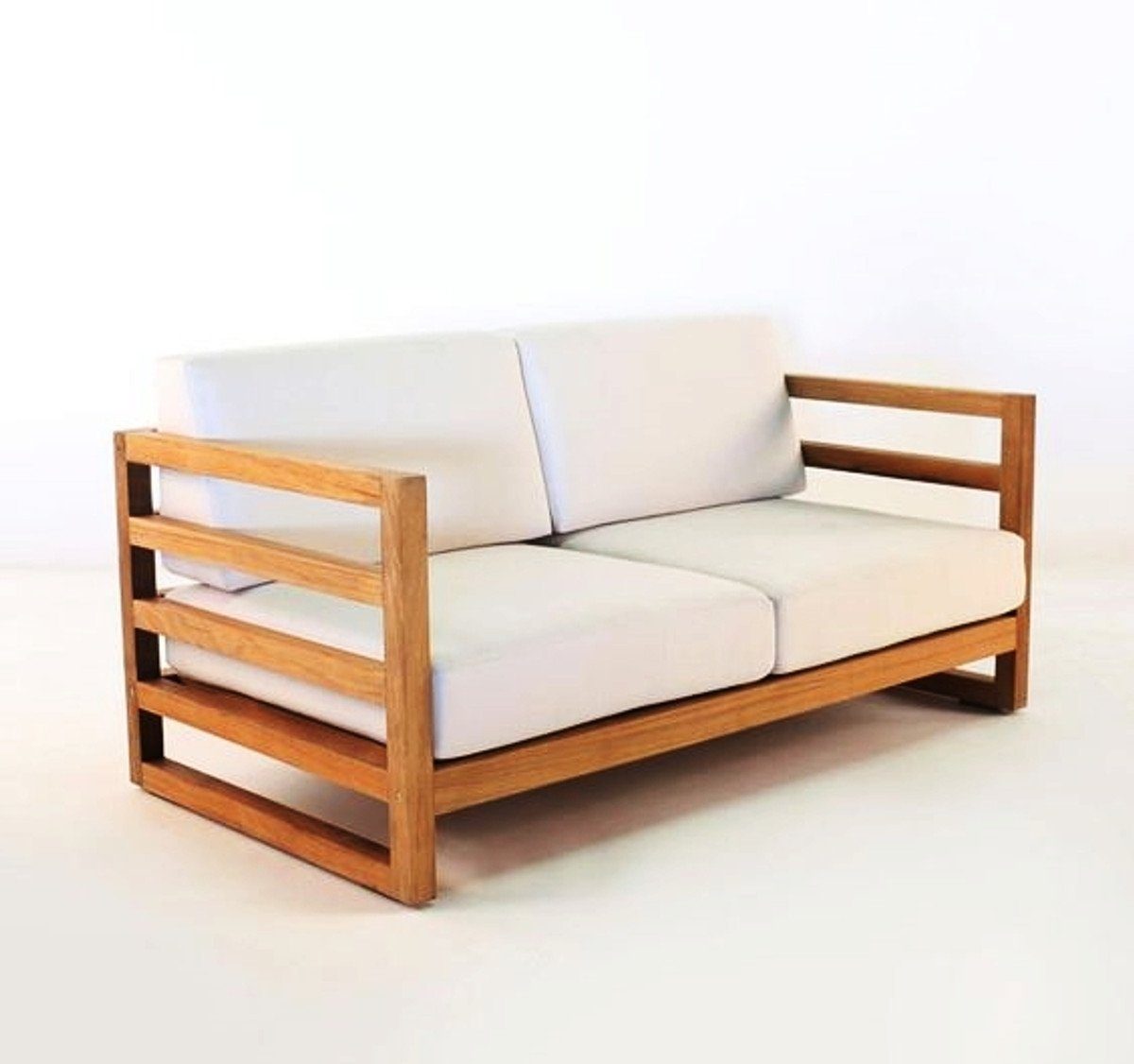 Casa Padrino GartenPalettensofa Garten 2er Sofa Rustikal "Miami