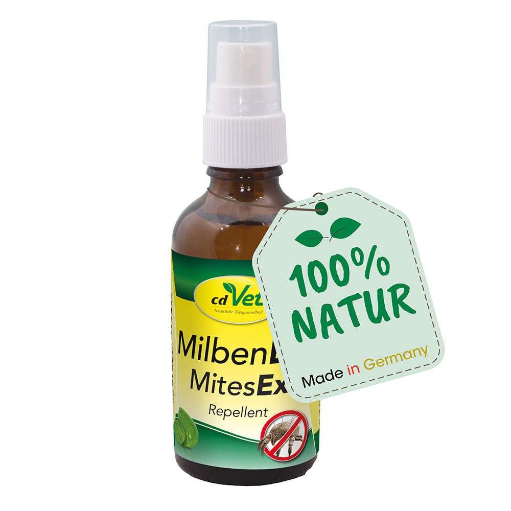 cdVet Fellpflege MilbenEx, 50 ml, befreit das Fell von Milben, auch für Jungtiere
