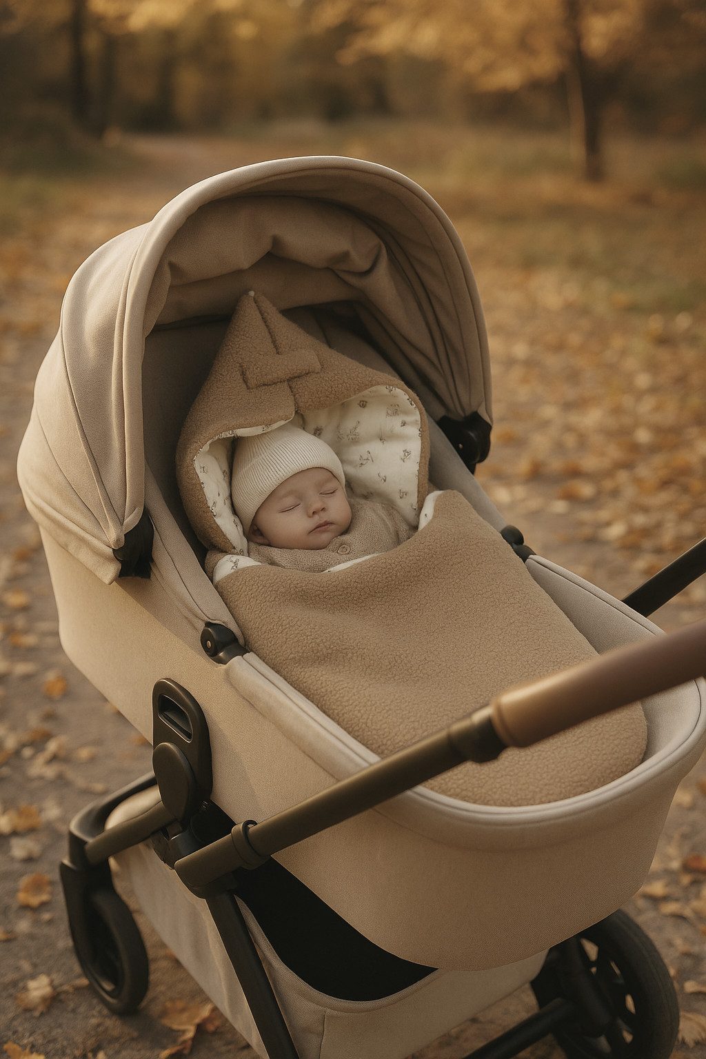 BABEES Fußsack Einschlagdecke für Babyschale Kinderwagen BOUCLE Ganzjährig, Frühling Einschlagdecke Baby universal 3-Punkt und 5-Punkt Gurt – Bild 4 von 5
