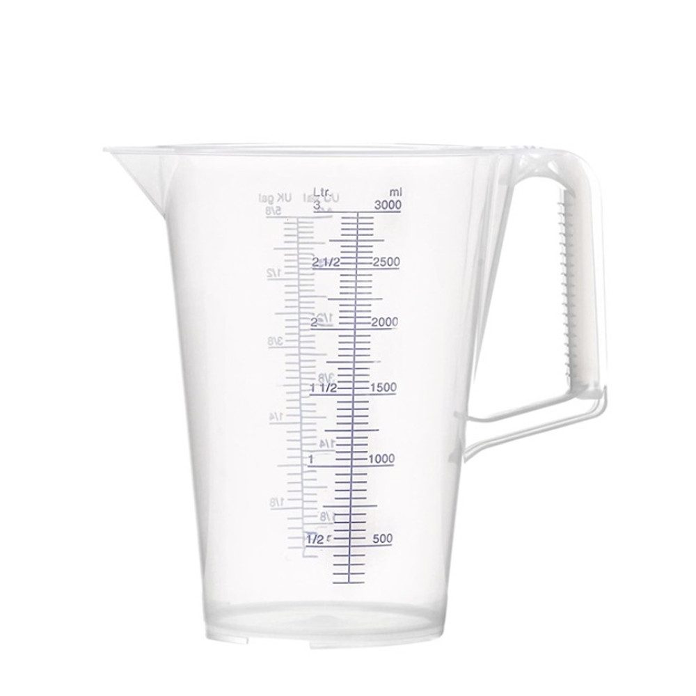 Pressol Messbecher PRESSOL 07084 Messbecher 3 l blau bedruckte Skala Polypropylen