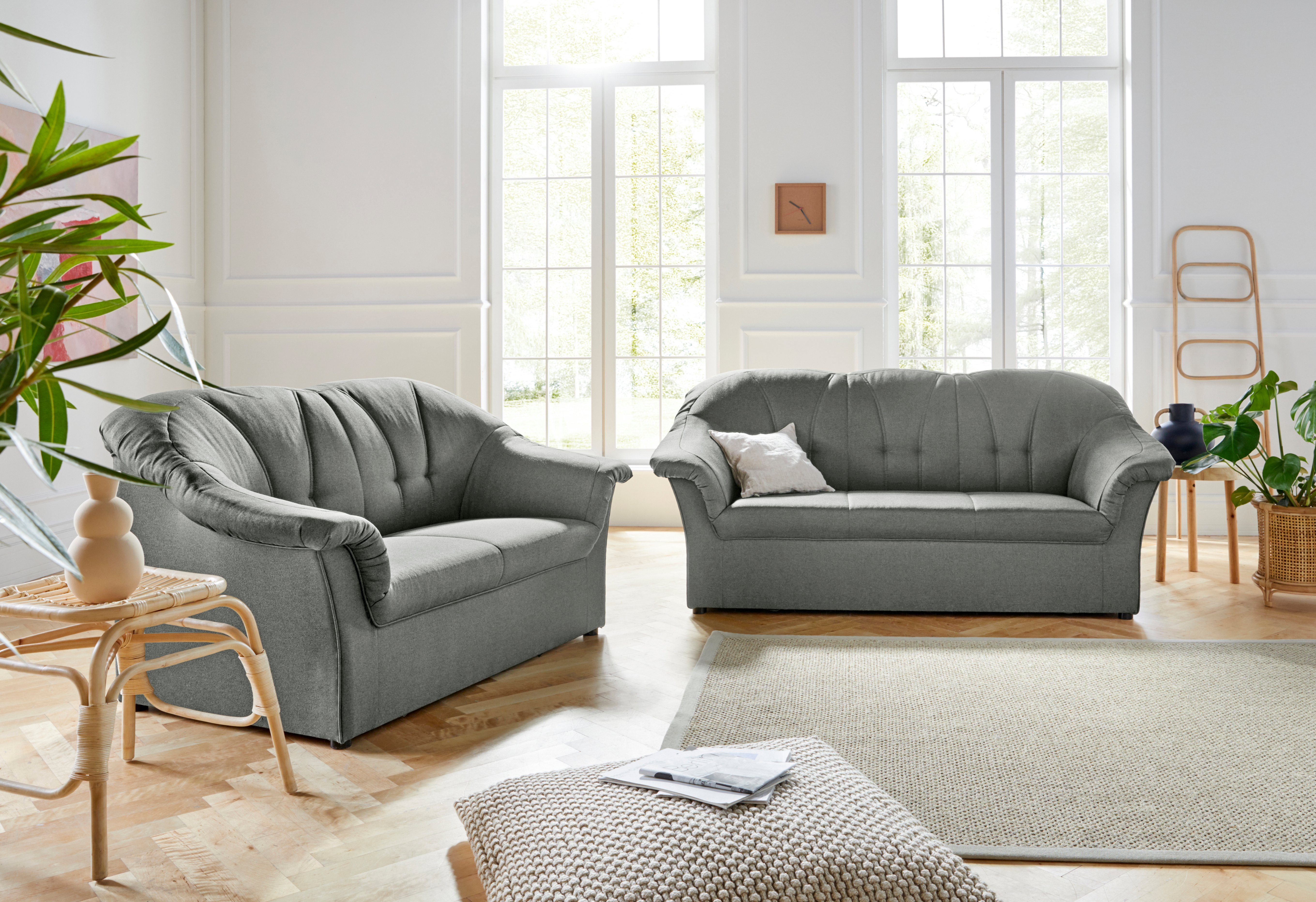 DOMO collection Polstergarnitur "Pegnitz zeitlos und elegant" Set, Sessel u günstig online kaufen