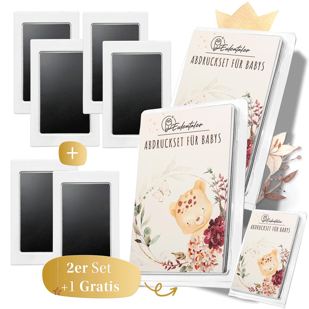 Eulentaler Einzelrahmen I Das Baby Abdruck Set XL (1 Set kostenlos) I, (3er günstig online kaufen