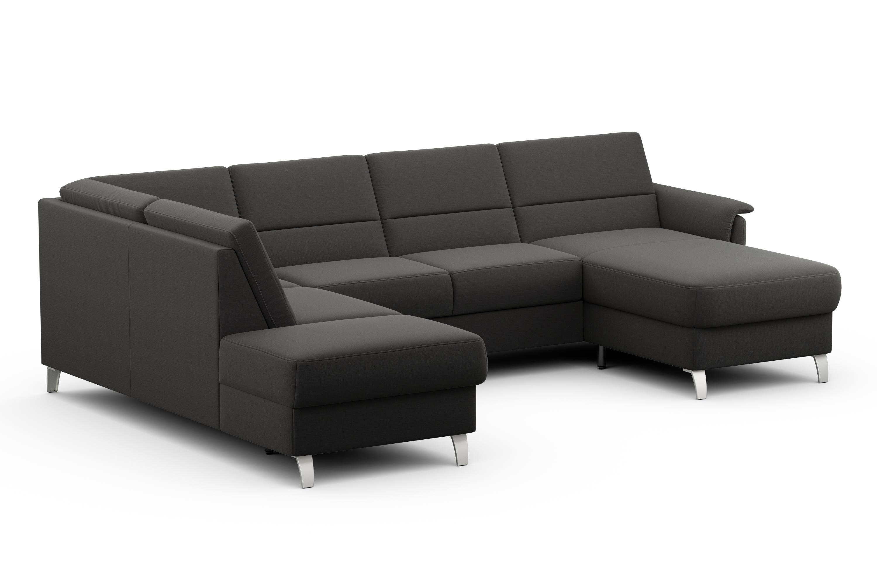 sit&more Wohnlandschaft "Palmera U-Form, B: 308 cm" optional Bettfunktion & günstig online kaufen