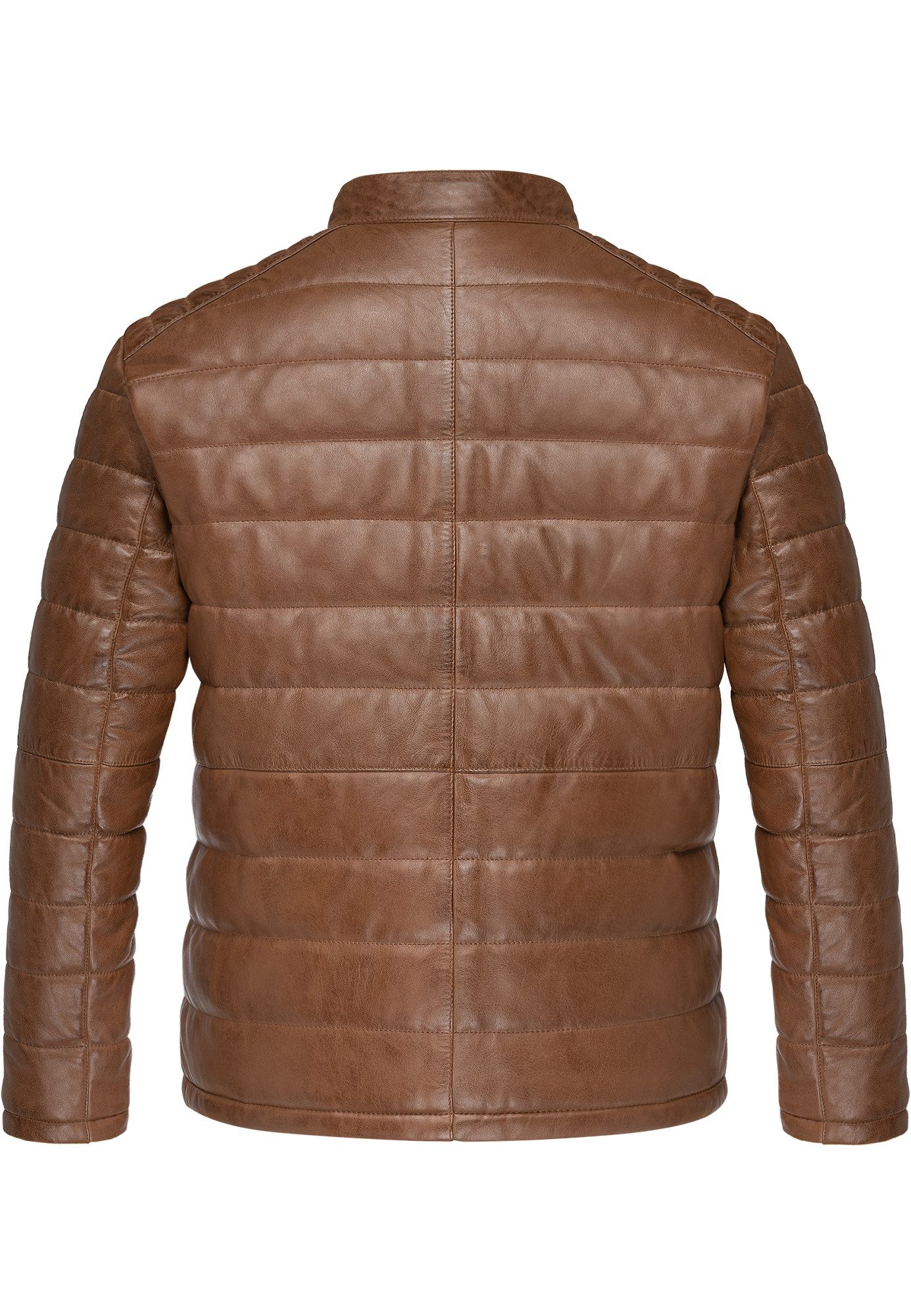 Amaci&Sons Lederjacke ELOY Lederjacke Herren Bomber Puffer Lederjacke