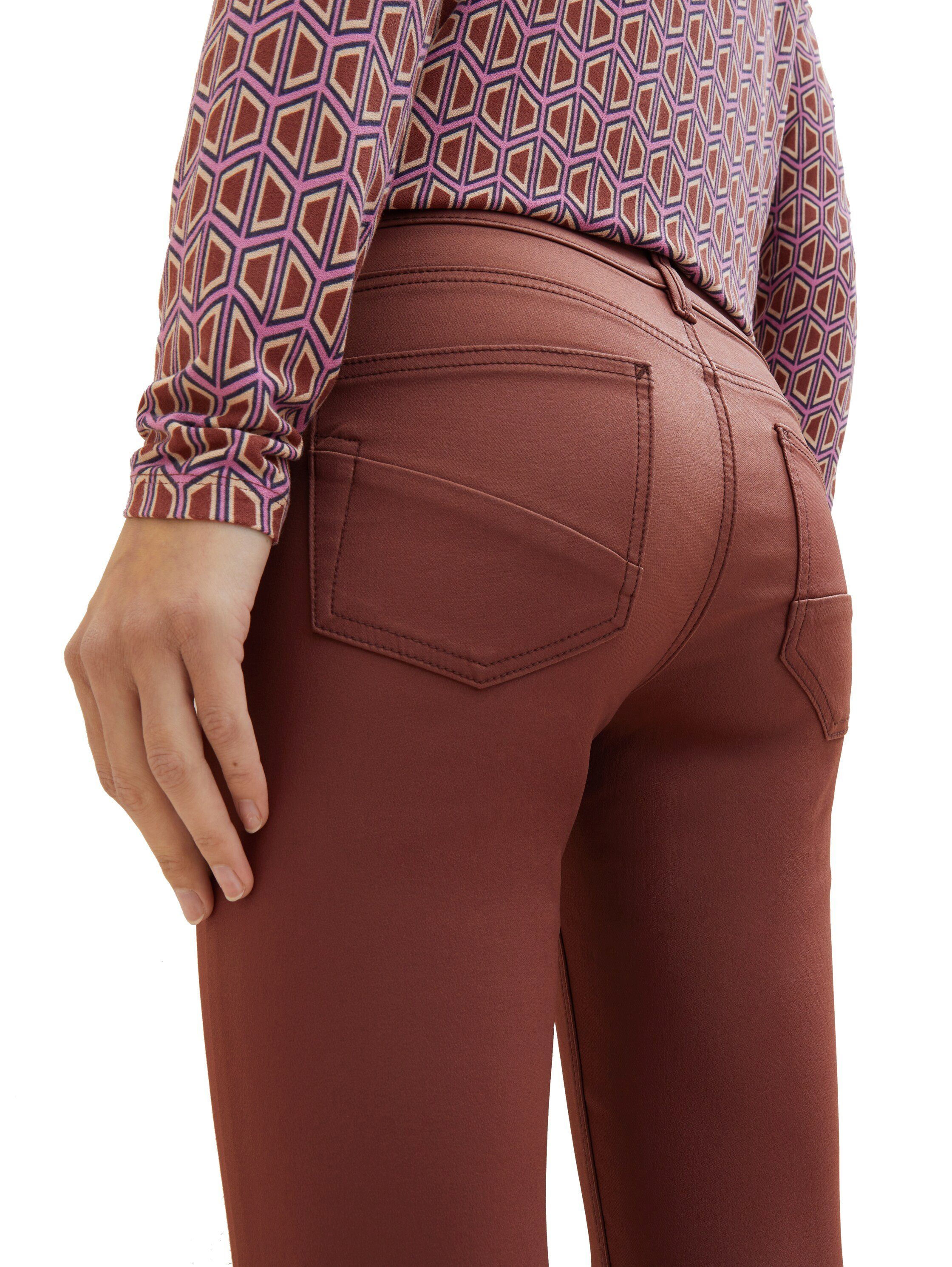 TOM 5-Pocket-Stil raisin Skinny-fit-Jeans im TAILOR