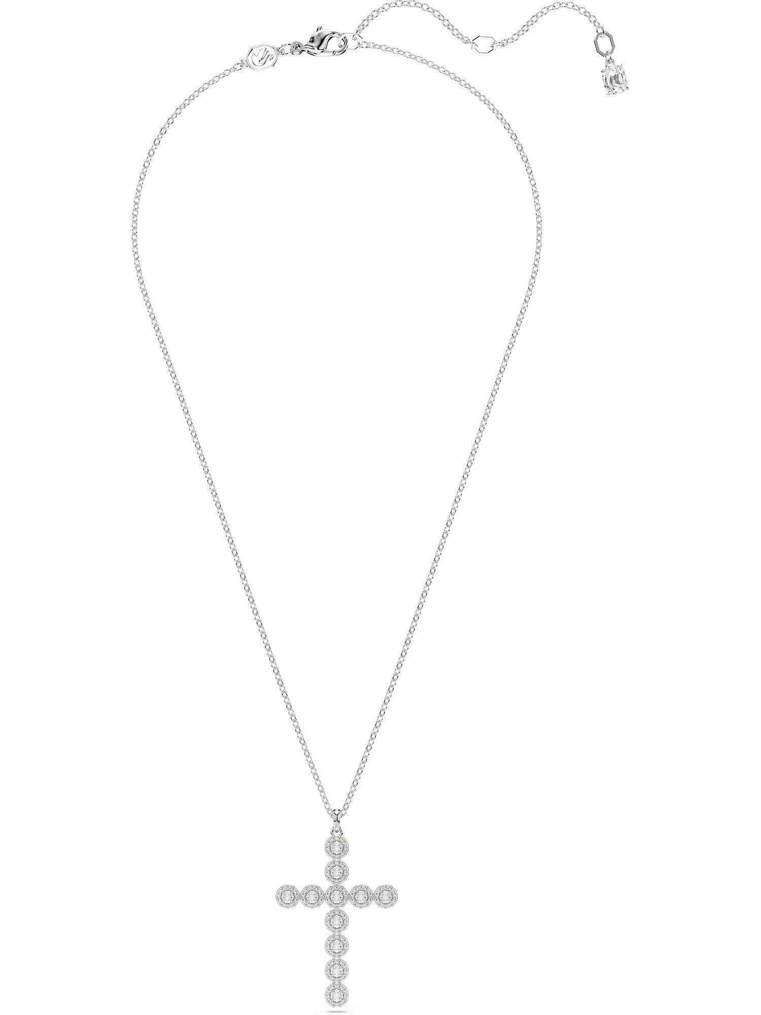 Swarovski Collier Swarovski Damen-Kette Metall Swarovski-Kristall günstig online kaufen
