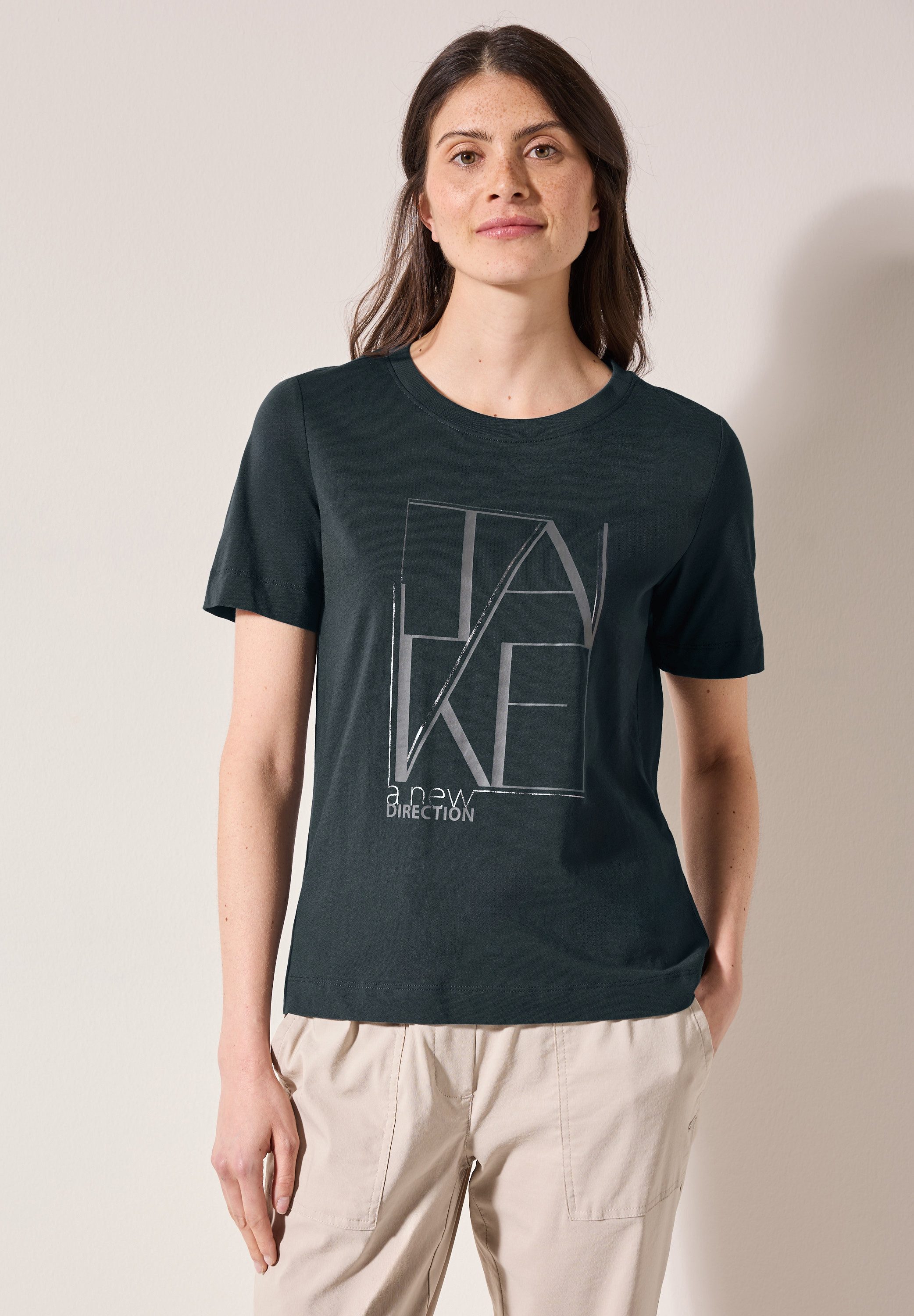 CECIL T-Shirt aus reiner Baumwolle günstig online kaufen