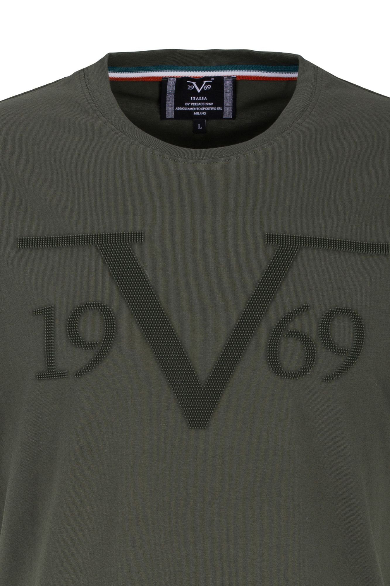 SRL Rundhalsshirt by Sportivo by 19V69 Versace Italia Versace - Stefano