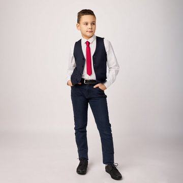 Ladeheid Krawatte Kinder Krawatte für Jungen - Eleganter matter Look TKM (31cmx4cm) (1-St)