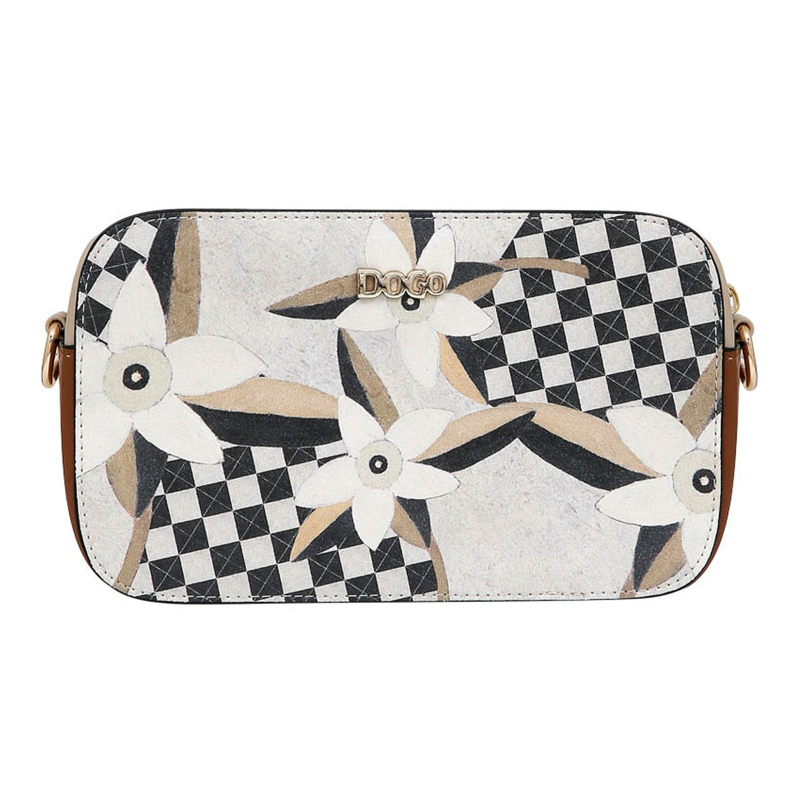 DOGO Handtasche Mono Abendtasche Bloom And Grow Damen Umhängetasche, Handgefertigt