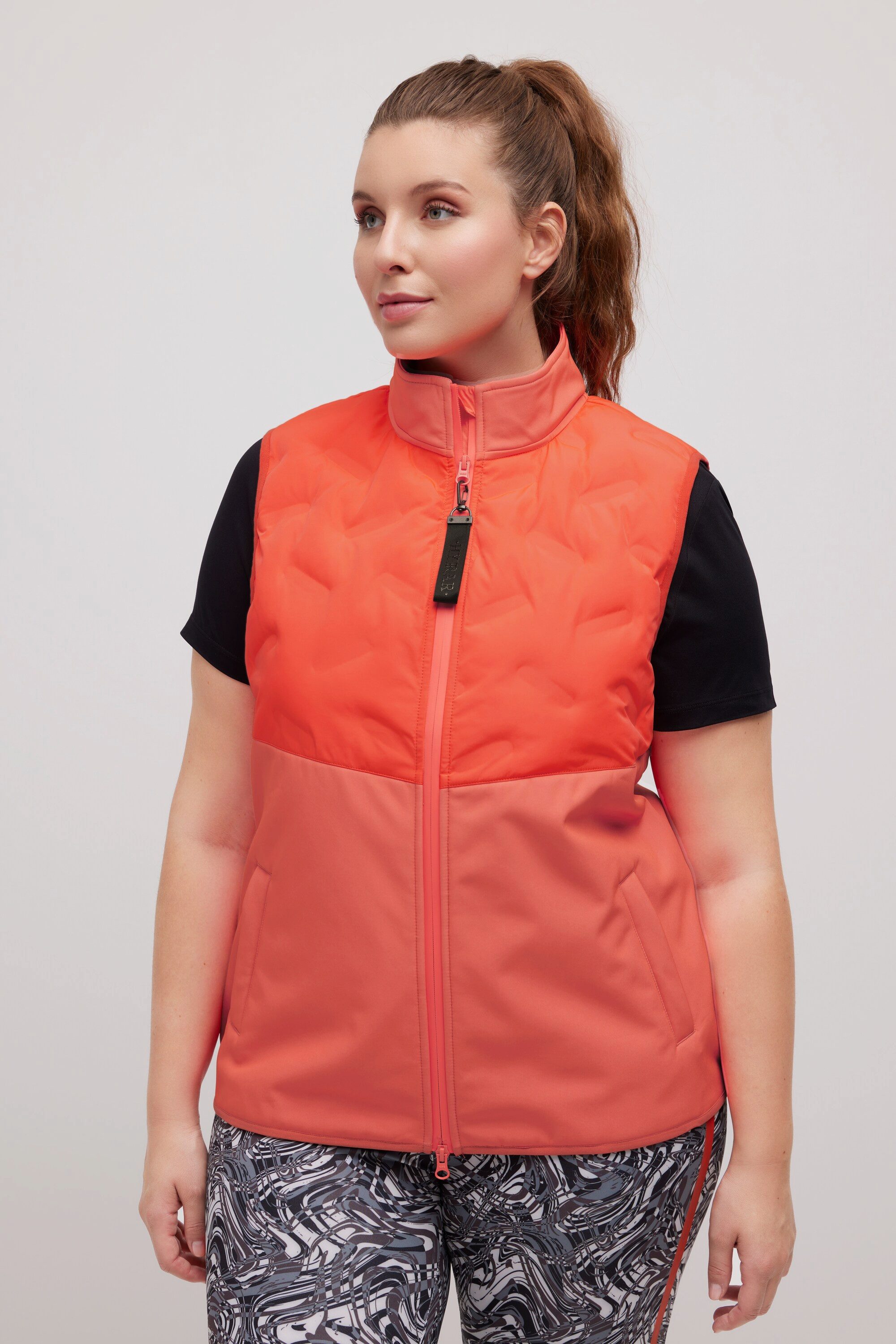 Ulla Popken Steppweste Funktions-Softshellweste Fleecefutter