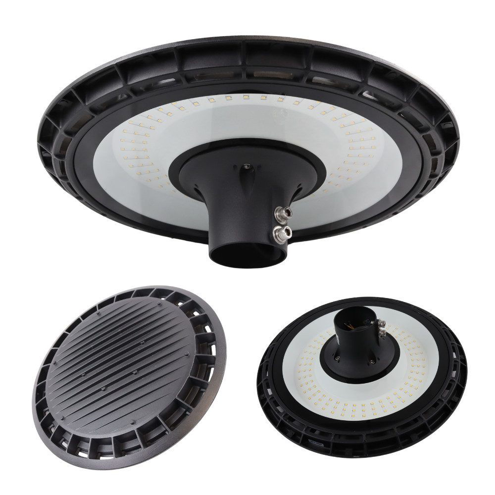 LUXULA LED Flutlichtstrahler LUXULA LED Straßenleuchte 120 W 3000 K Warmweiß Schwarz, Warmweiß