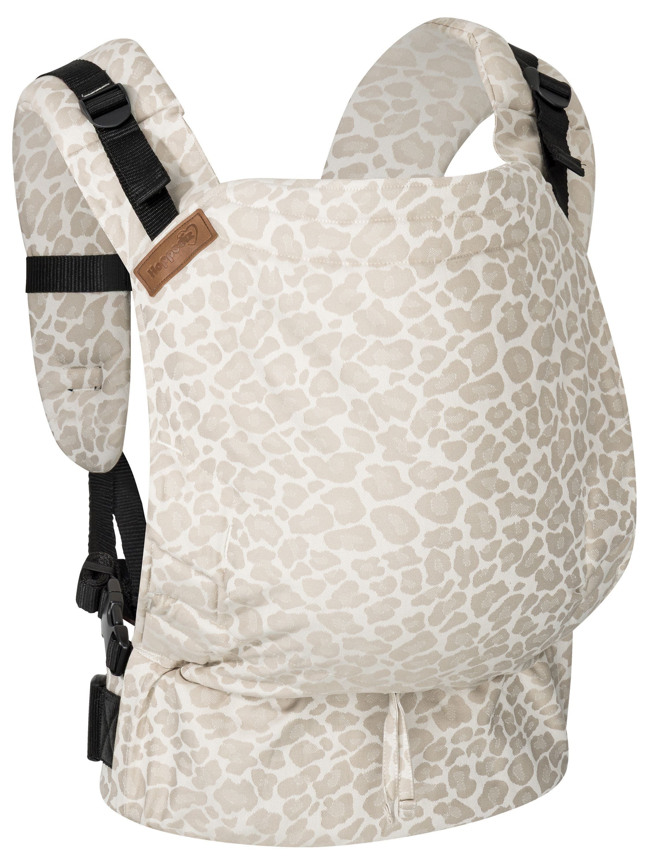 Hoppediz Babytrage Buckle, ab Geburt (3,5 - 20 kg) - Fullbuckle mit 2 Schnallen Optionen