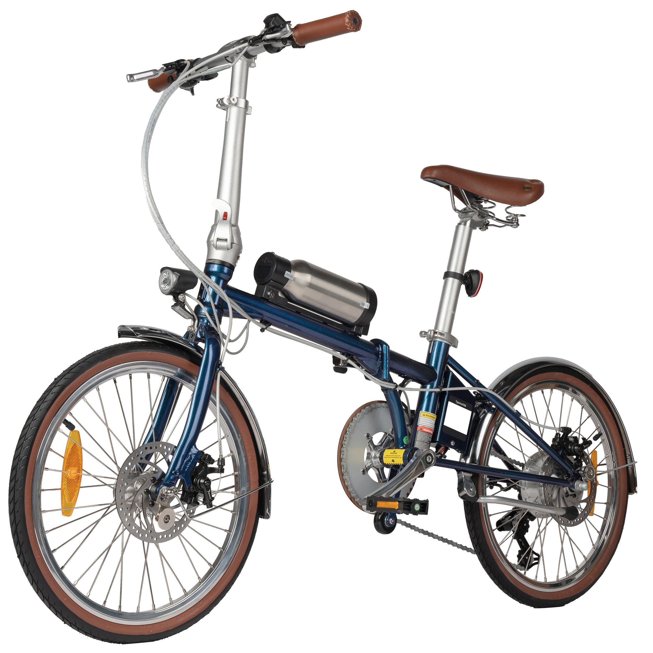 Vankel E-Bike Smart 20 Faltbares Damen u. Herren E-Fahrrad 190WH Pedelec, 36V 60 km, Heckmotor, 190 Wh, Cityrad 7 Gang Shimano,Scheibenbremsen, Kettenschaltung