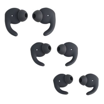 kwmobile Kopfhörer-Schutzhülle 6x Hülle für Huawei AM61 xSport mit Haken, 3 Größen - Silikon Schutzhülle Huawei AM61 xSport Kopfhörer