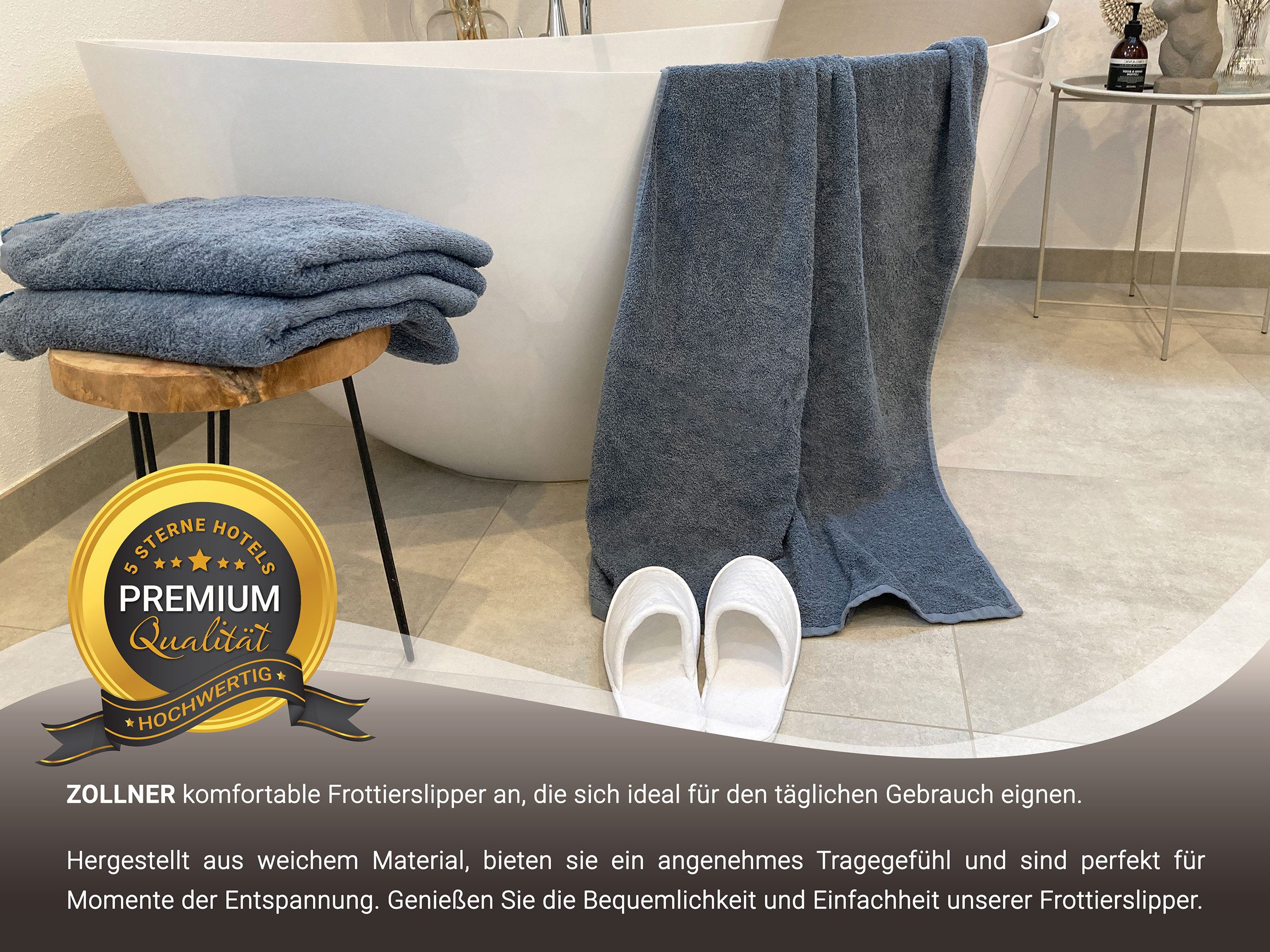 ZOLLNER Pantoffel (10-tlg) 100% Polyester