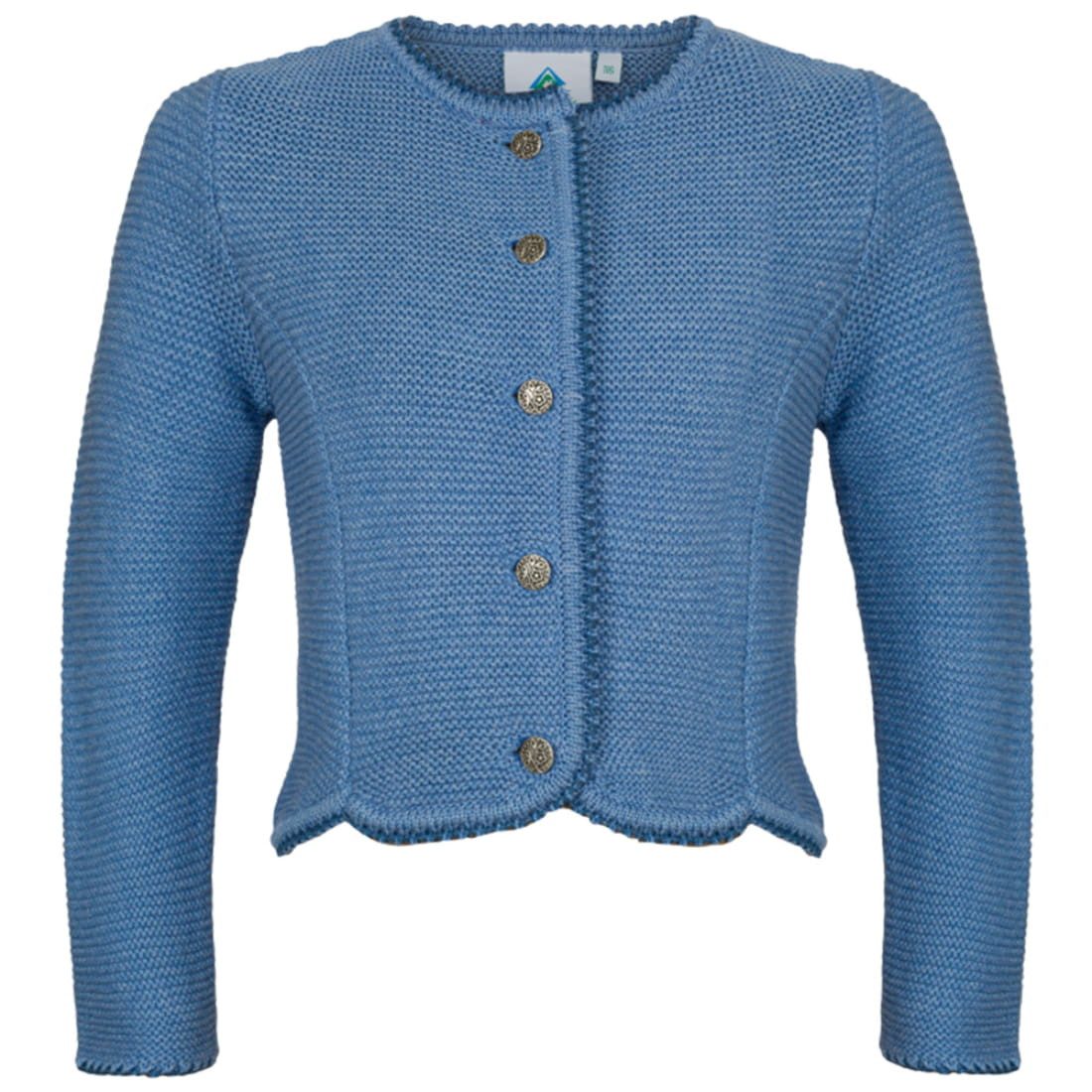 Isar-Trachten Trachtenjacke Kinderstrickjacke 47068 jeansblau